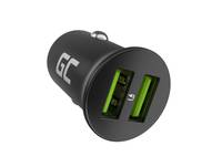 GREEN CELL - GC CADM-GC-36AA - USB-Ladegeraet 36 W 2x USB-A schwarz