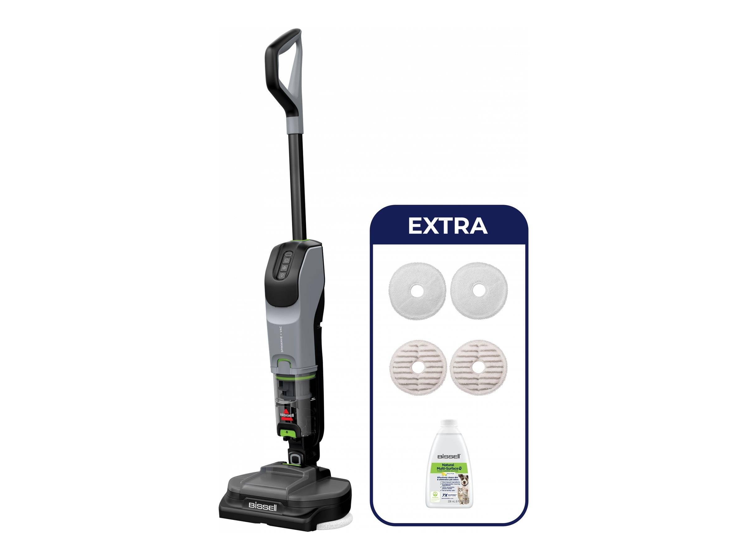 BISSELL SpinWave + Vac Pet Pro 3898N - StaubsaugerStandstaubsauger - beutellos -