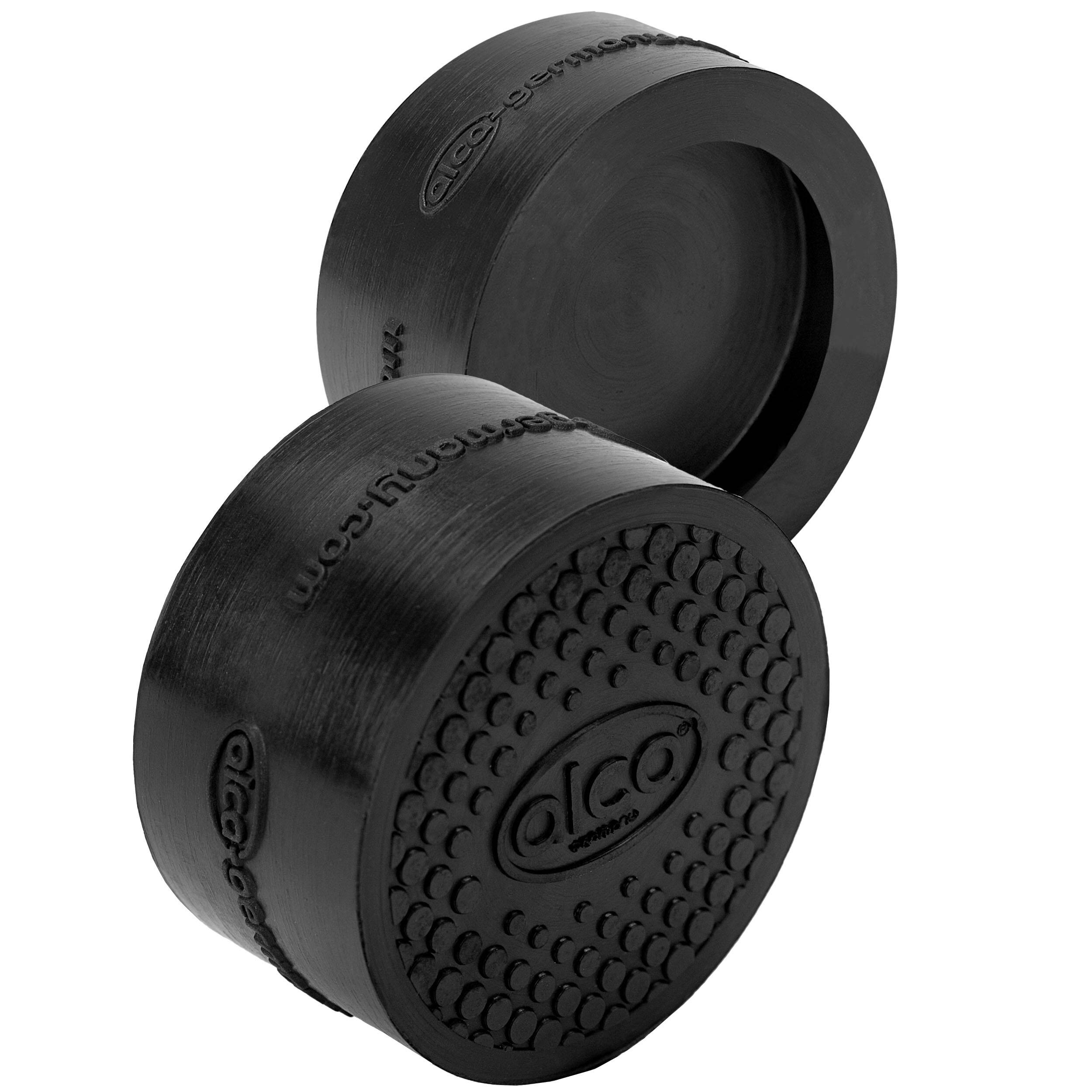 alca® Gummiauflage RubberPad M I Schutzpad für Unterstellheber Ø 40 mm I rutschfeste Gummi-Einlage für Wagenheber I