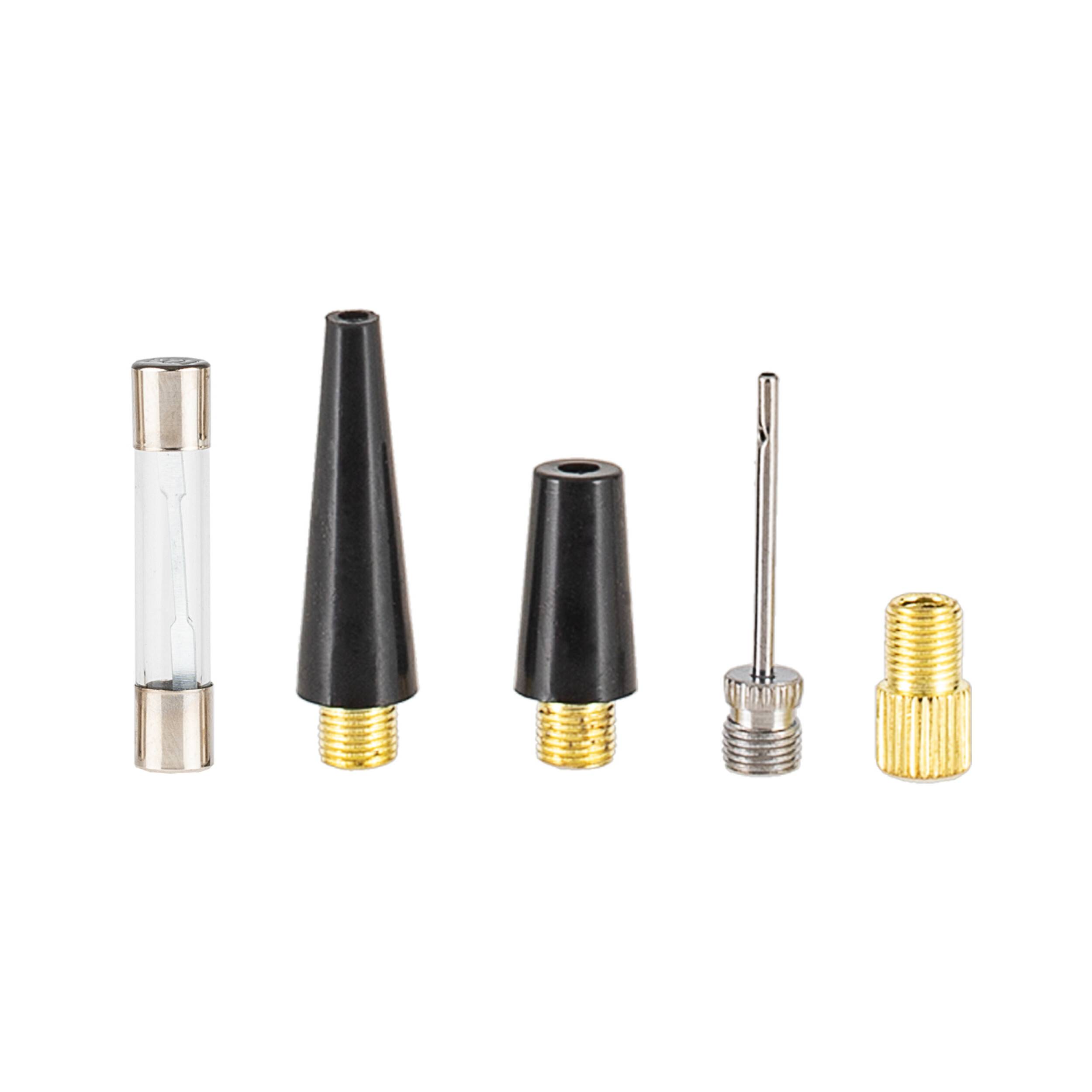 HEYNER® Adapter PRO Adapter Set Bälle Luftmatratzen SUP Fahrräder Autos Nadeladapter Glassicherung Fahrradventil