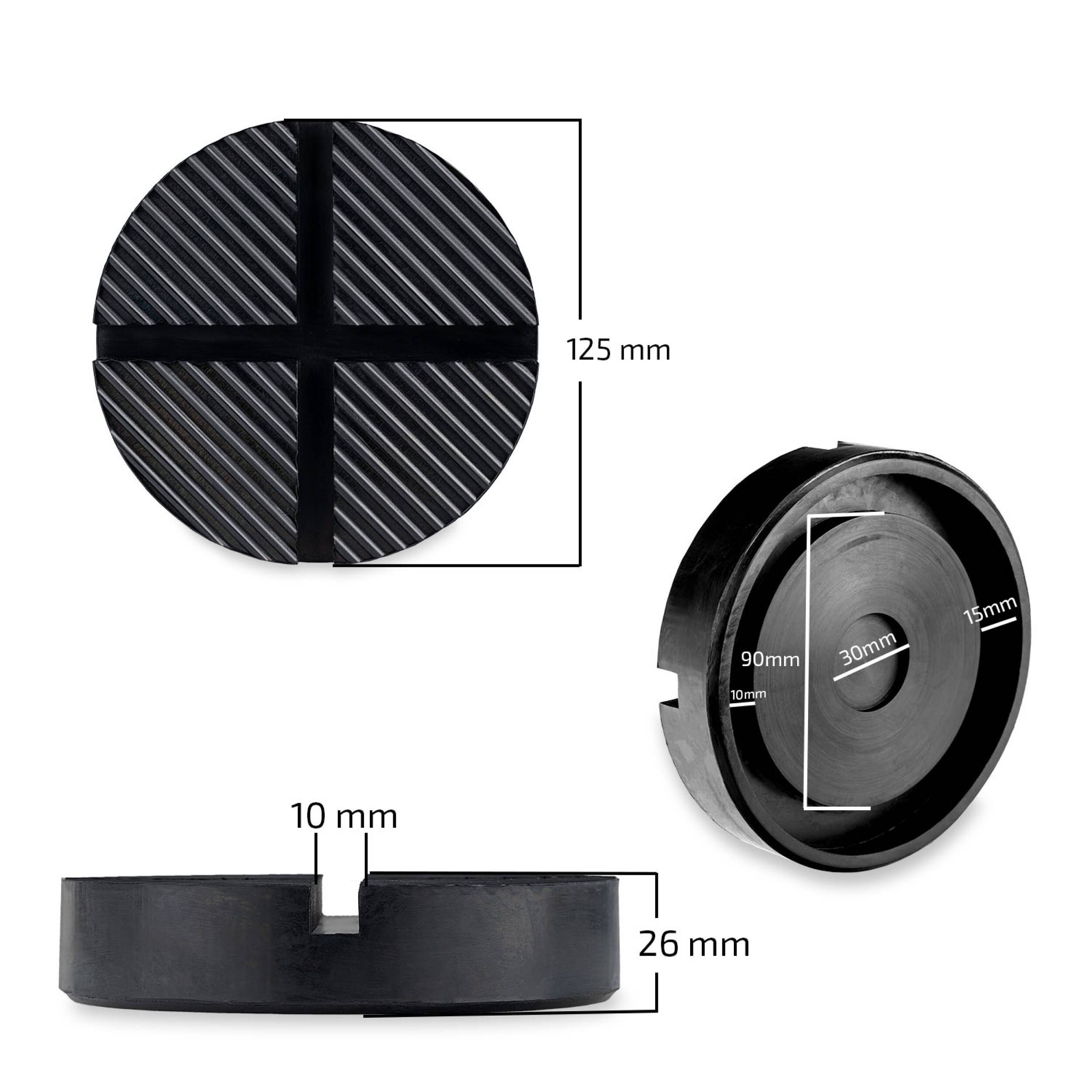 HEYNER® Gummiauflage für Rangierwagenheber Wagenheber Ersatzgummi für BMW MINI OPEL Unterbodenschutz