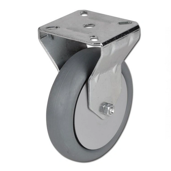 Apparate-Bockrolle - ohne Stopp - Rad-Ø 100 mm - Bauhöhe 122 mm - Tragkraft 65 kg - Preis per Stück Apparate-Bockrolle - ohne Stopp - Rad-Ø 100 mm - Bauhöhe 122 mm - Tragkraft 65 kg - Preis per Stück