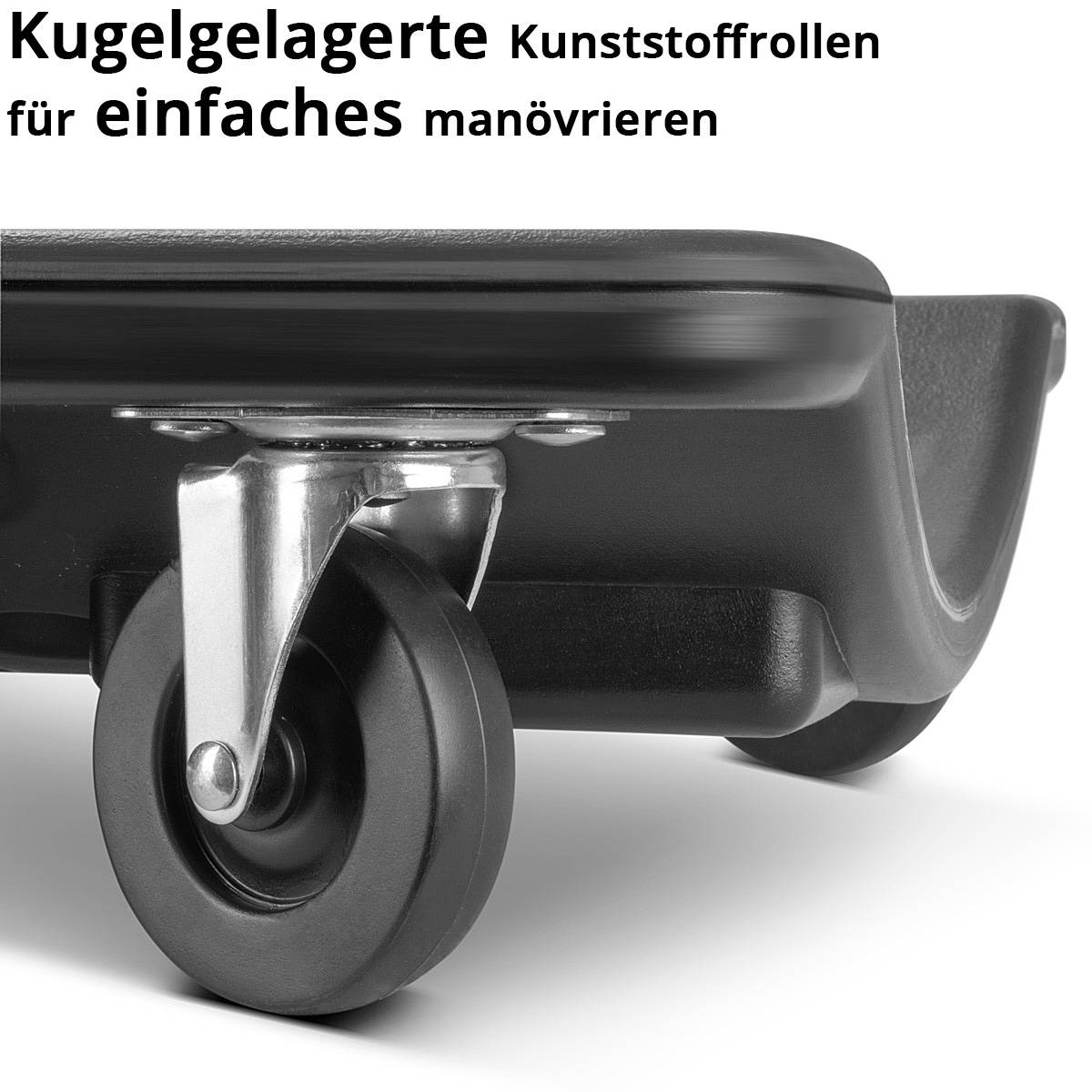 STAHLWERK Kfz-Rollbrett RCL-40 ST mit integriertem LED-Licht, 500 kg Tragkraft