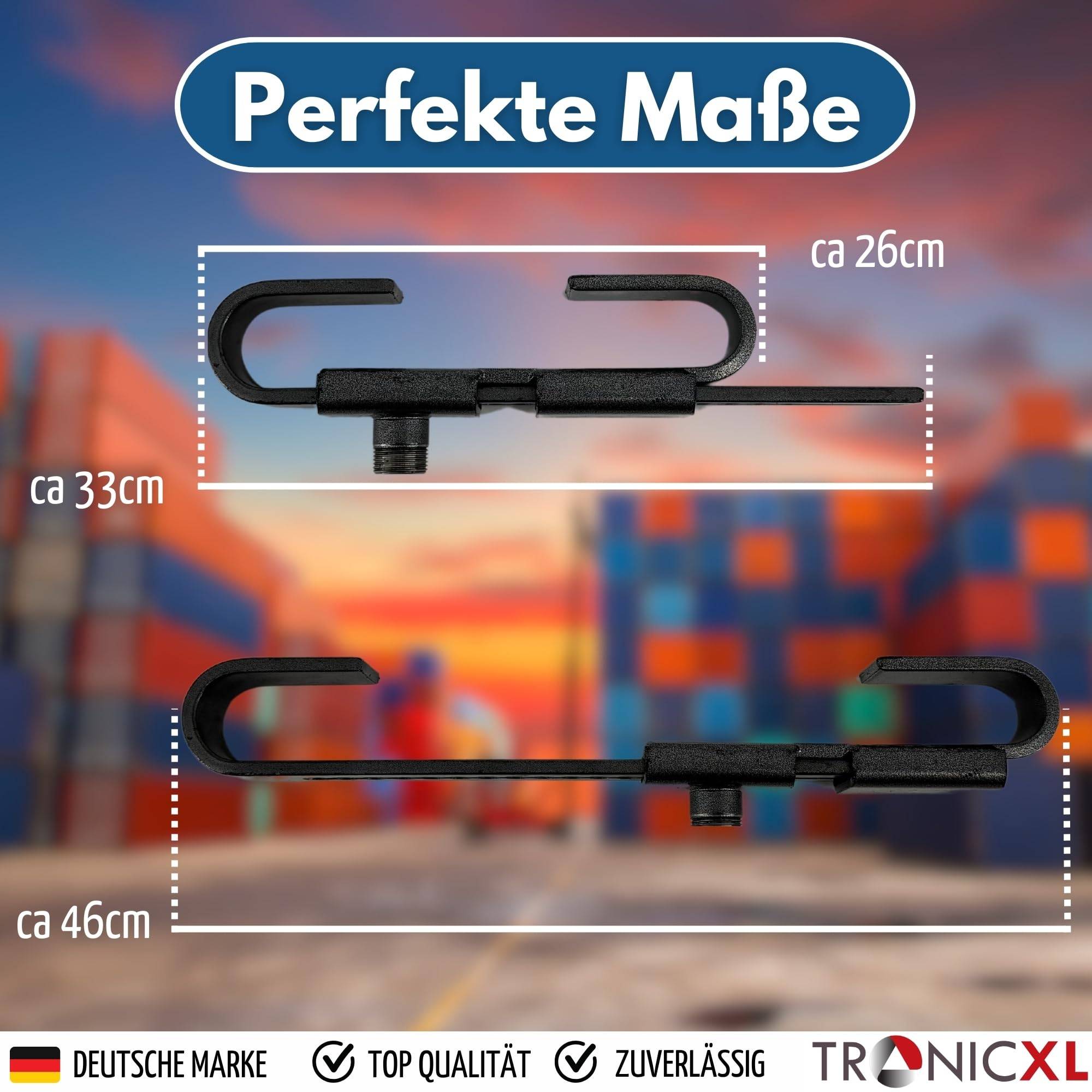 Containerschloss Container Schloss Stahlriegel aus gehärtetem Stahl Frachtcontainer Diebstahlschutz Baucontainer