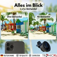 Smartphone Makro Objektiv Linse Aufsatz 2-in-1 Handy-Kamera-Objektiv-Set Weitwinkel Telefonkamera kompatibel mit iPhone Samsung Pixel Android Smartphone Makro Objektiv Linse Aufsatz 2-in-1 Handy-Kamera-Objektiv-Set Weitwinkel Telefonkamera kompatibel mit iPhone Samsung Pixel Android