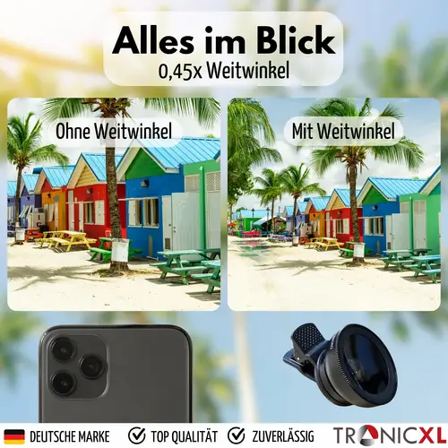 Smartphone Makro Objektiv Linse Aufsatz 2-in-1 Handy-Kamera-Objektiv-Set Weitwinkel Telefonkamera kompatibel mit iPhone Samsung Pixel Android Smartphone Makro Objektiv Linse Aufsatz 2-in-1 Handy-Kamera-Objektiv-Set Weitwinkel Telefonkamera kompatibel mit iPhone Samsung Pixel Android