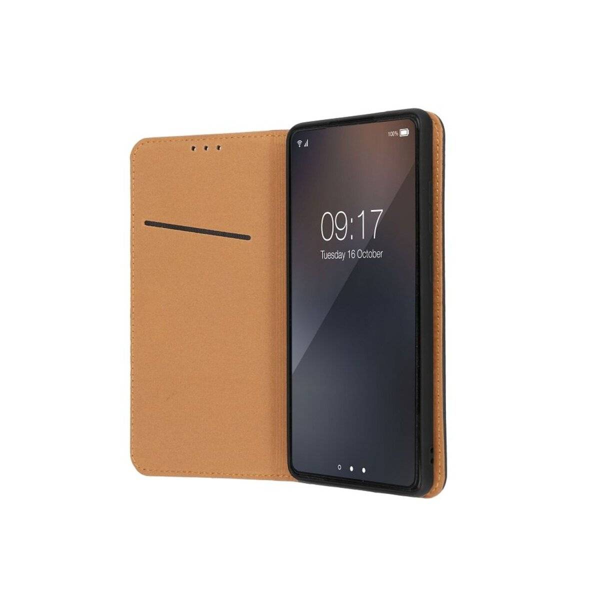 Smart Pro Echt Leder Hülle Tasche kompatibel mit Samsung Galaxy S25 Braun