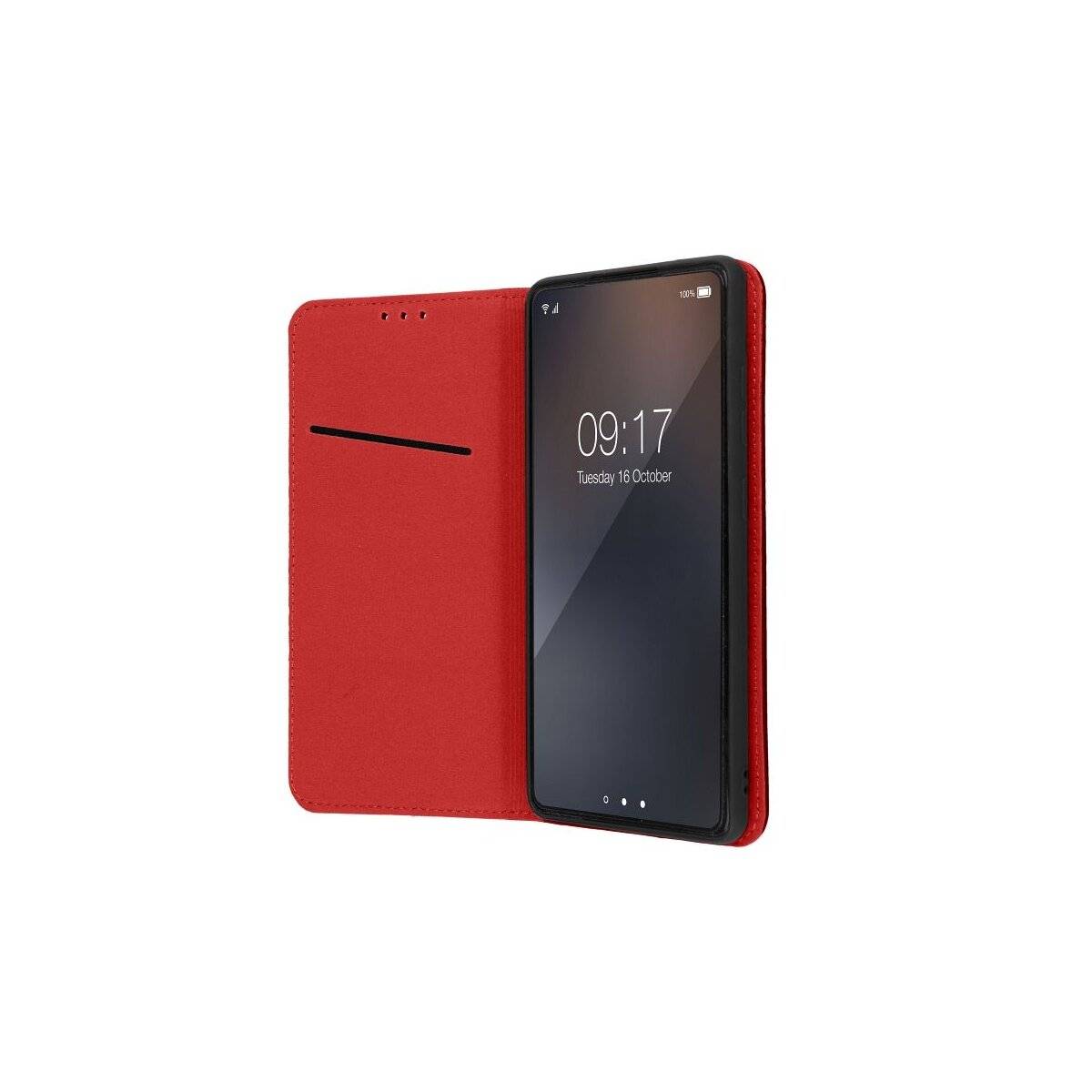 Smart Pro Echt Leder Hülle Tasche kompatibel mit Samsung Galaxy S25 Plus Rot