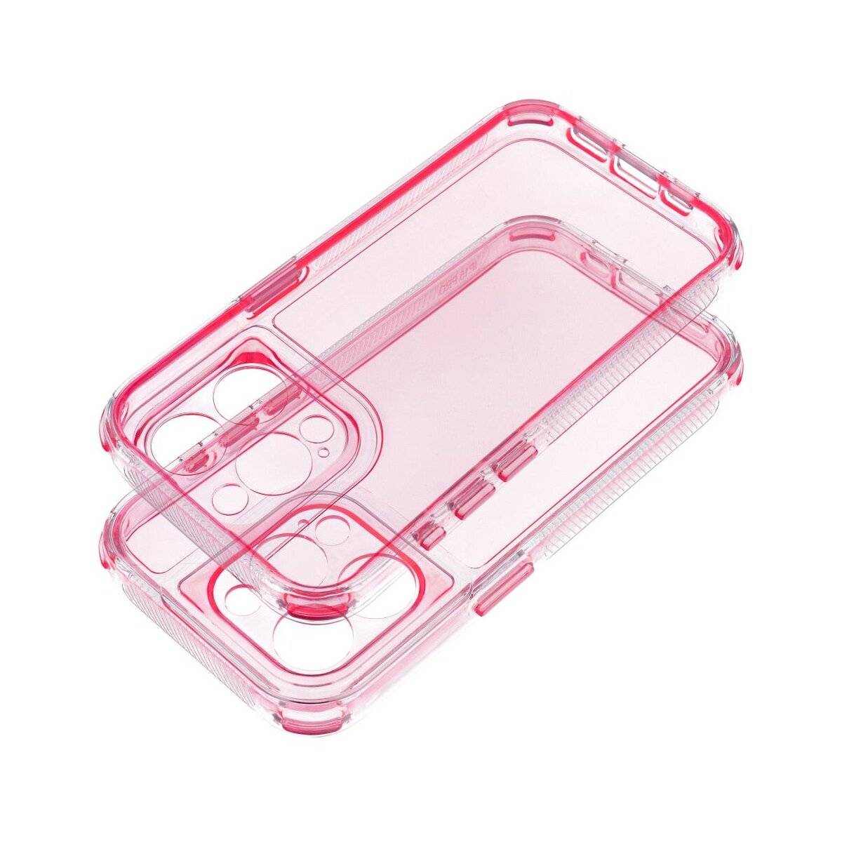 Matrix Clear Case Handyhülle kompatibel mit Samsung Galaxy S25 Plus Pink