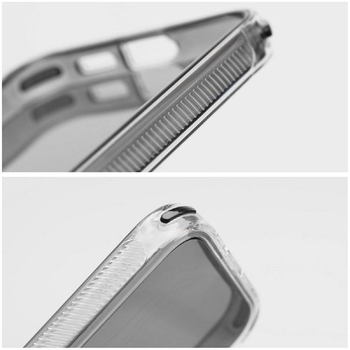 Matrix Clear Case Handyhülle kompatibel mit iPhone 16e (SE 4 2025) Schwarz