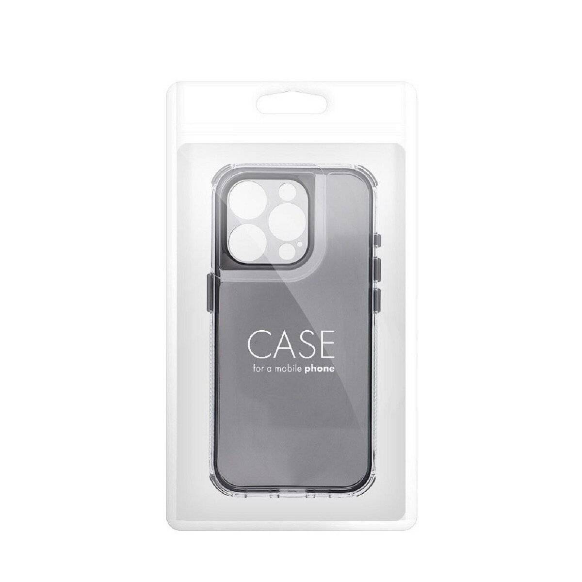 Matrix Clear Case Handyhülle kompatibel mit iPhone 16e (SE 4 2025) Schwarz