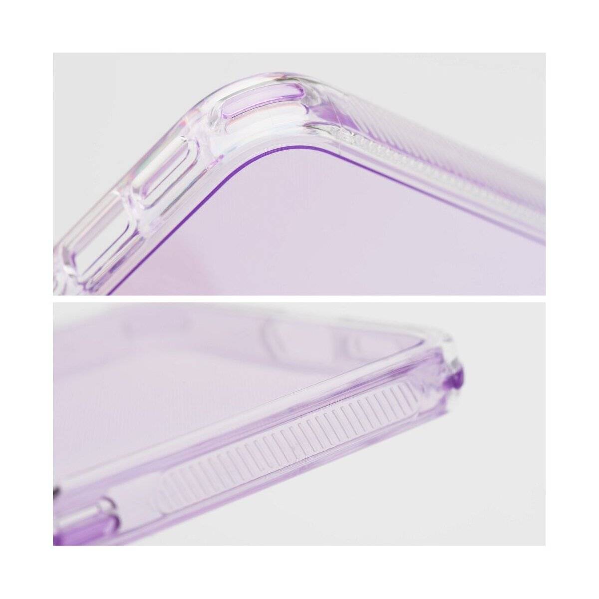 Matrix Clear Case Handyhülle kompatibel mit iPhone 16e (SE 4 2025) Lila