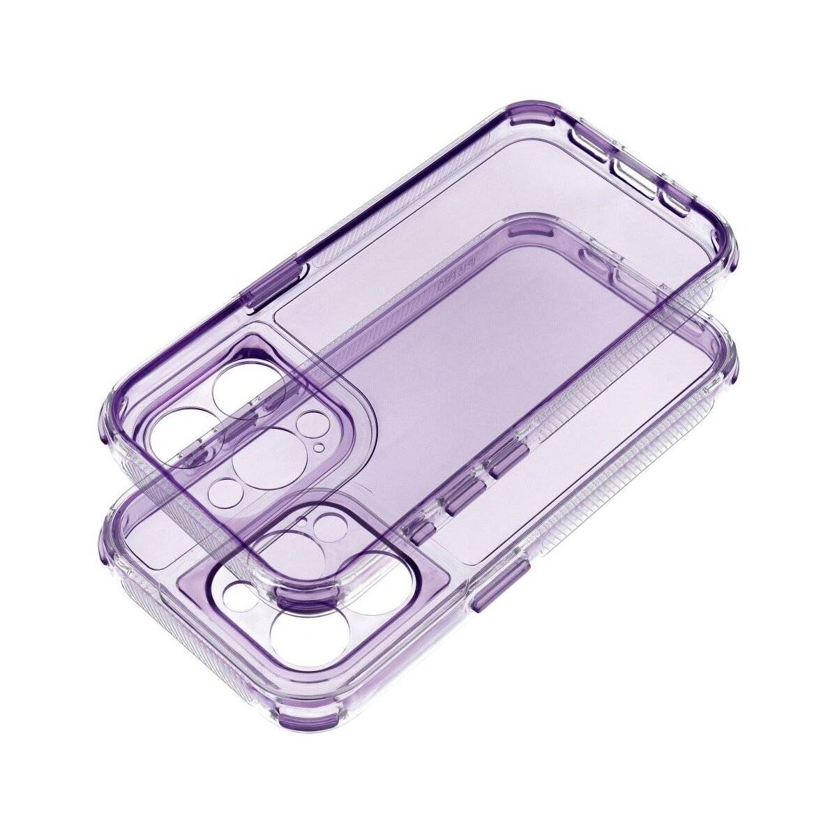Matrix Clear Case Handyhülle kompatibel mit iPhone 16e (SE 4 2025) Lila
