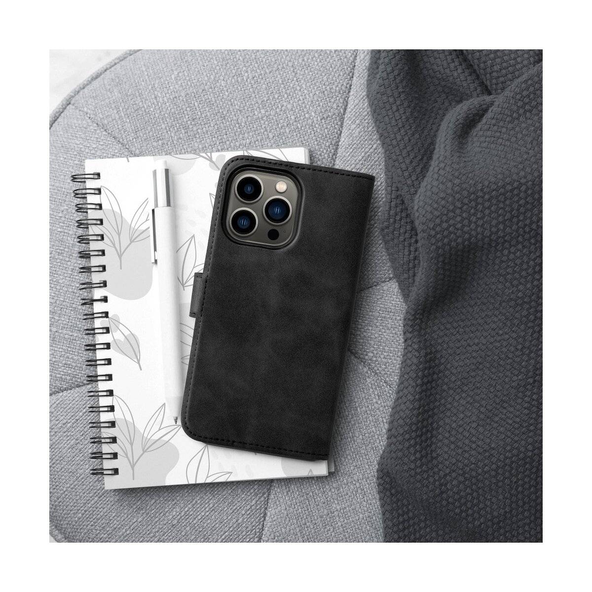 Tasche Holster Schutzhülle Magnet Standfunktion Hülle kompatibel mit Samsung Galaxy S25 Plus Schwarz