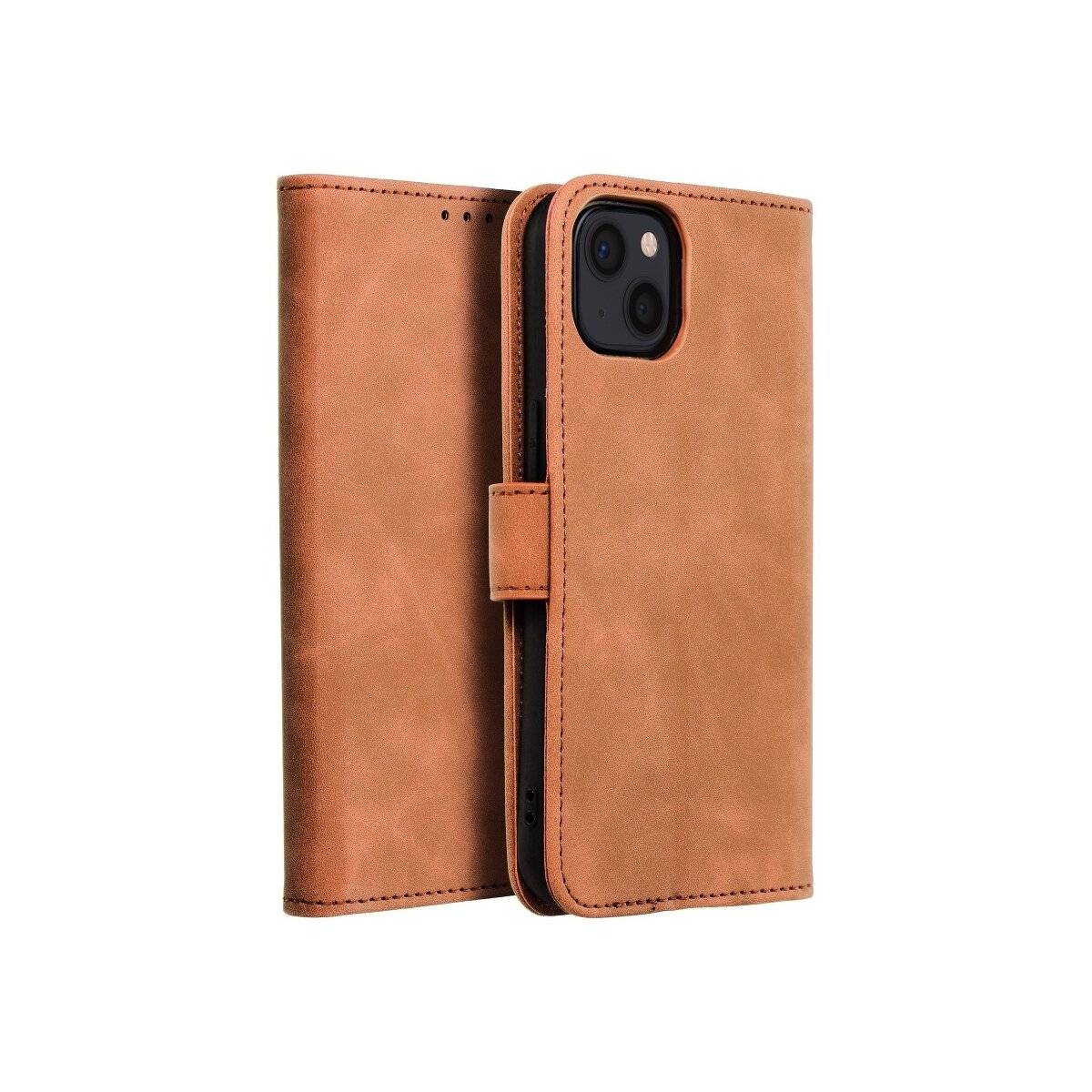 Tasche Holster Schutzhülle Magnet Standfunktion Hülle kompatibel mit Samsung Galaxy S25 Plus Braun