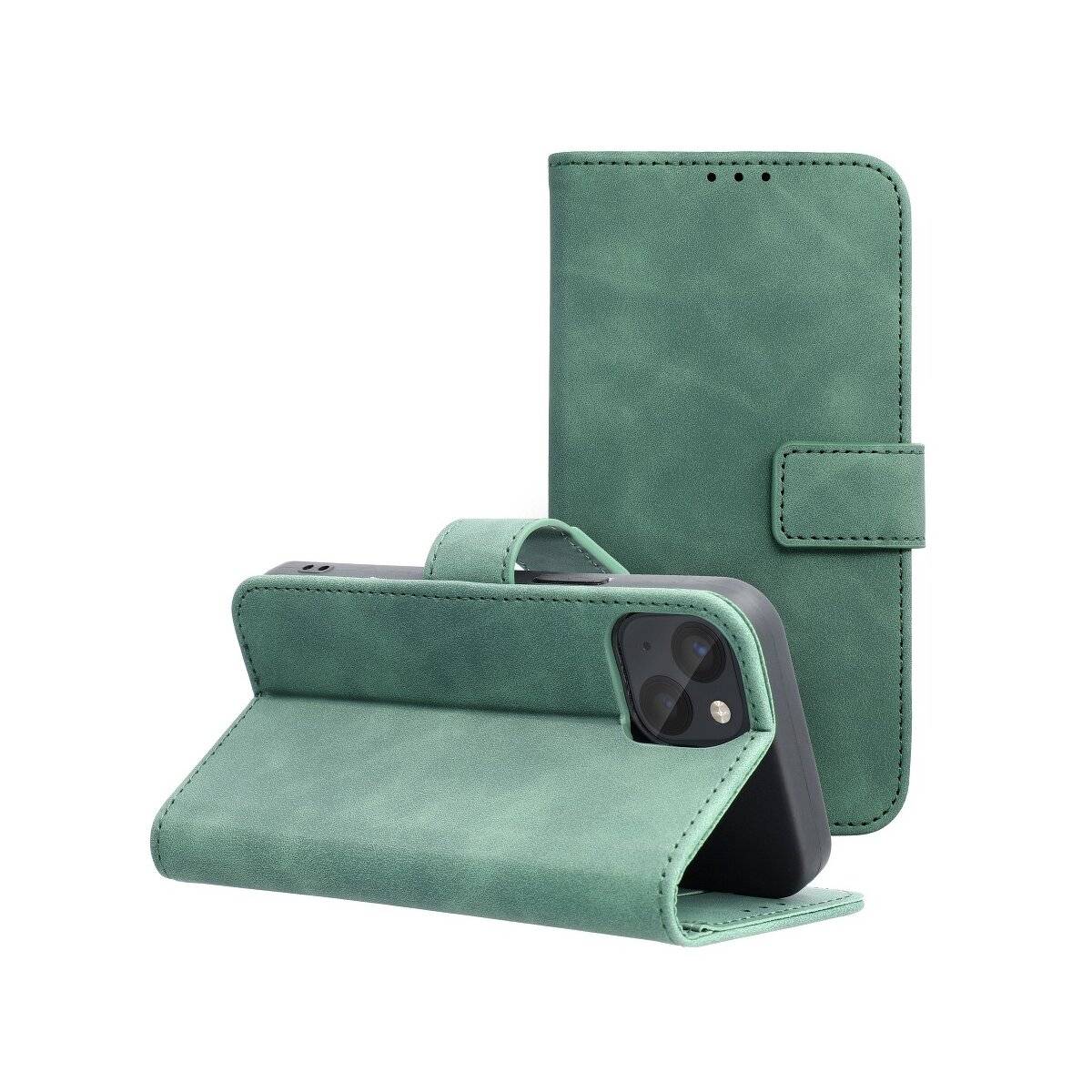 Tasche Holster Schutzhülle Magnet Standfunktion Hülle kompatibel mit Samsung Galaxy S25 Grün