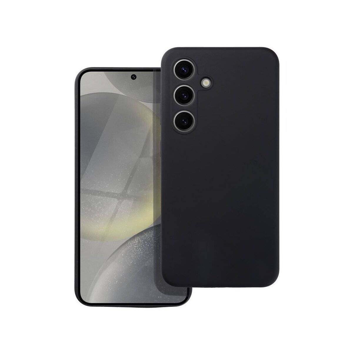 Silikon 2mm Handyhülle Kameraschutz kompatibel mit Samsung Galaxy A25 5G Schwarz