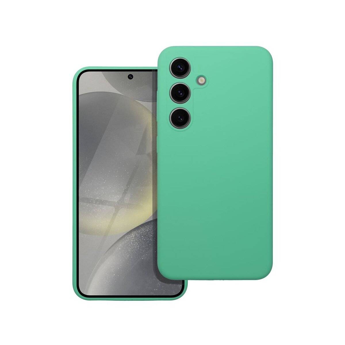 Silikon 2mm Handyhülle Kameraschutz kompatibel mit iPhone 16 Pro Max Mint