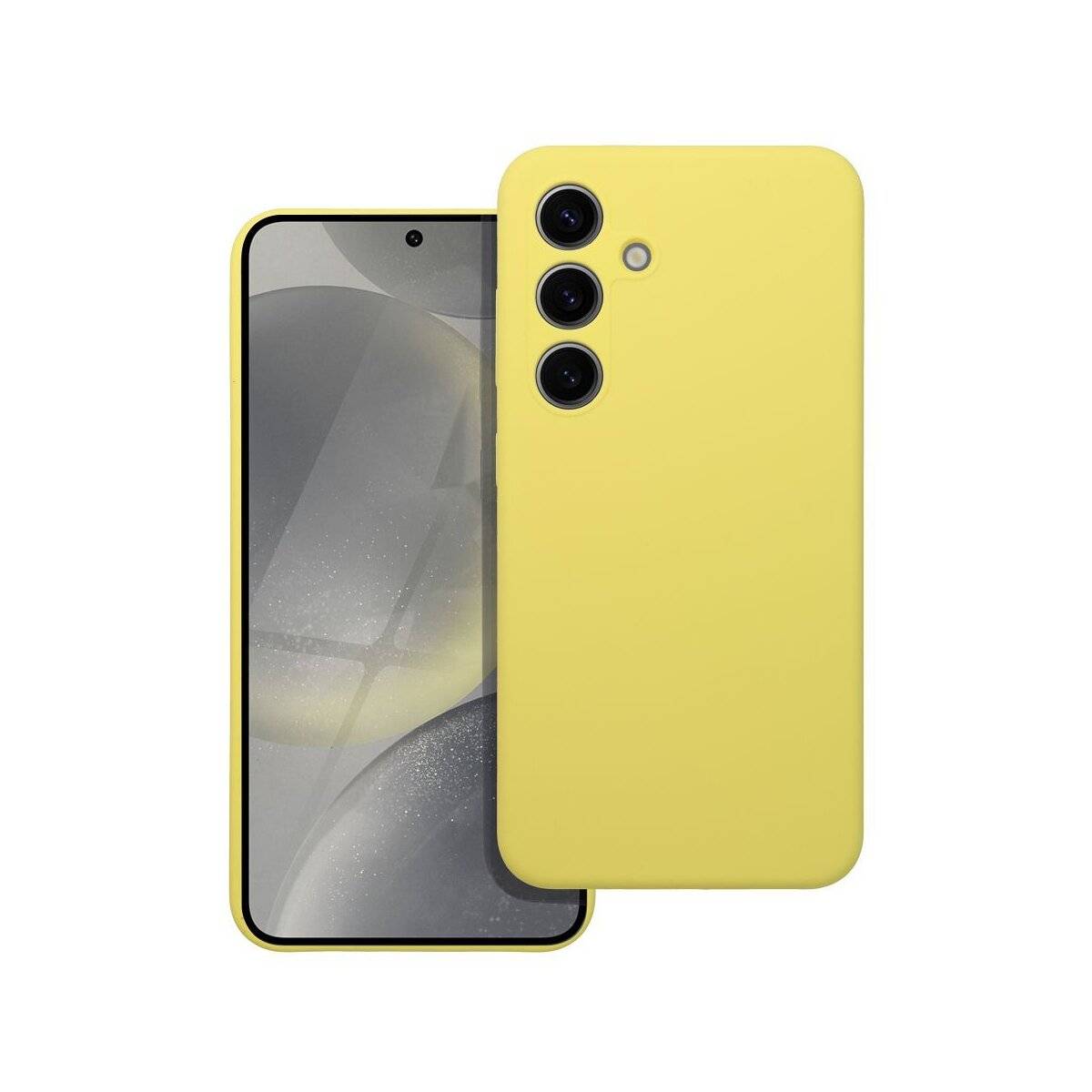 Silikon 2mm Handyhülle Kameraschutz kompatibel mit Samsung Galaxy A35 5G Lemon