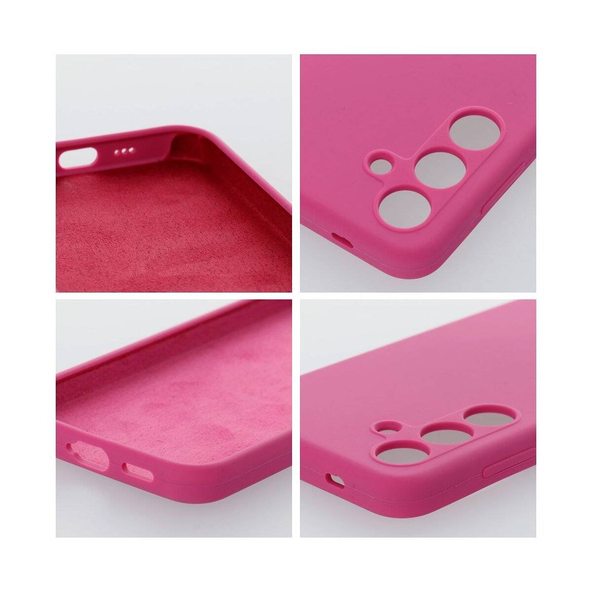 Silikon 2mm Handyhülle Kameraschutz kompatibel mit Xiaomi Redmi A3 4G Pink