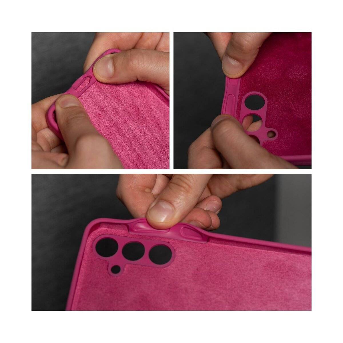 Silikon 2mm Handyhülle Kameraschutz kompatibel mit Xiaomi Redmi A3 4G Pink