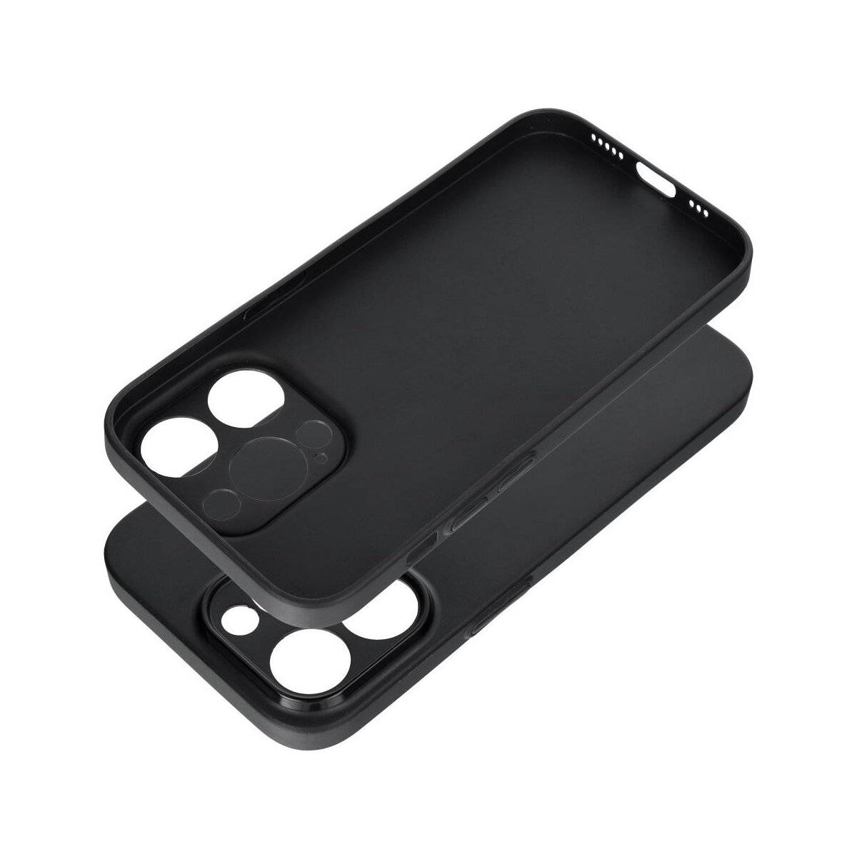 Hülle ULTRATHIN MATT kompatibel mit iPhone 16 Schwarz