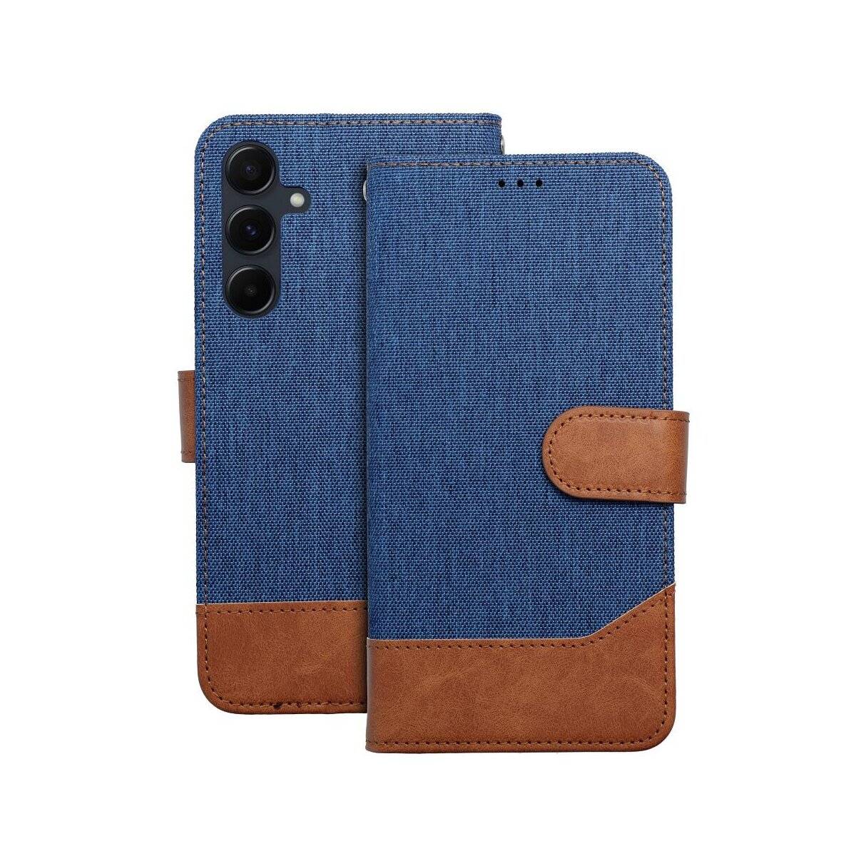 Jeans-Buch-Handyhülle kompatibel mit Samsung Galaxy A16 5G Blau