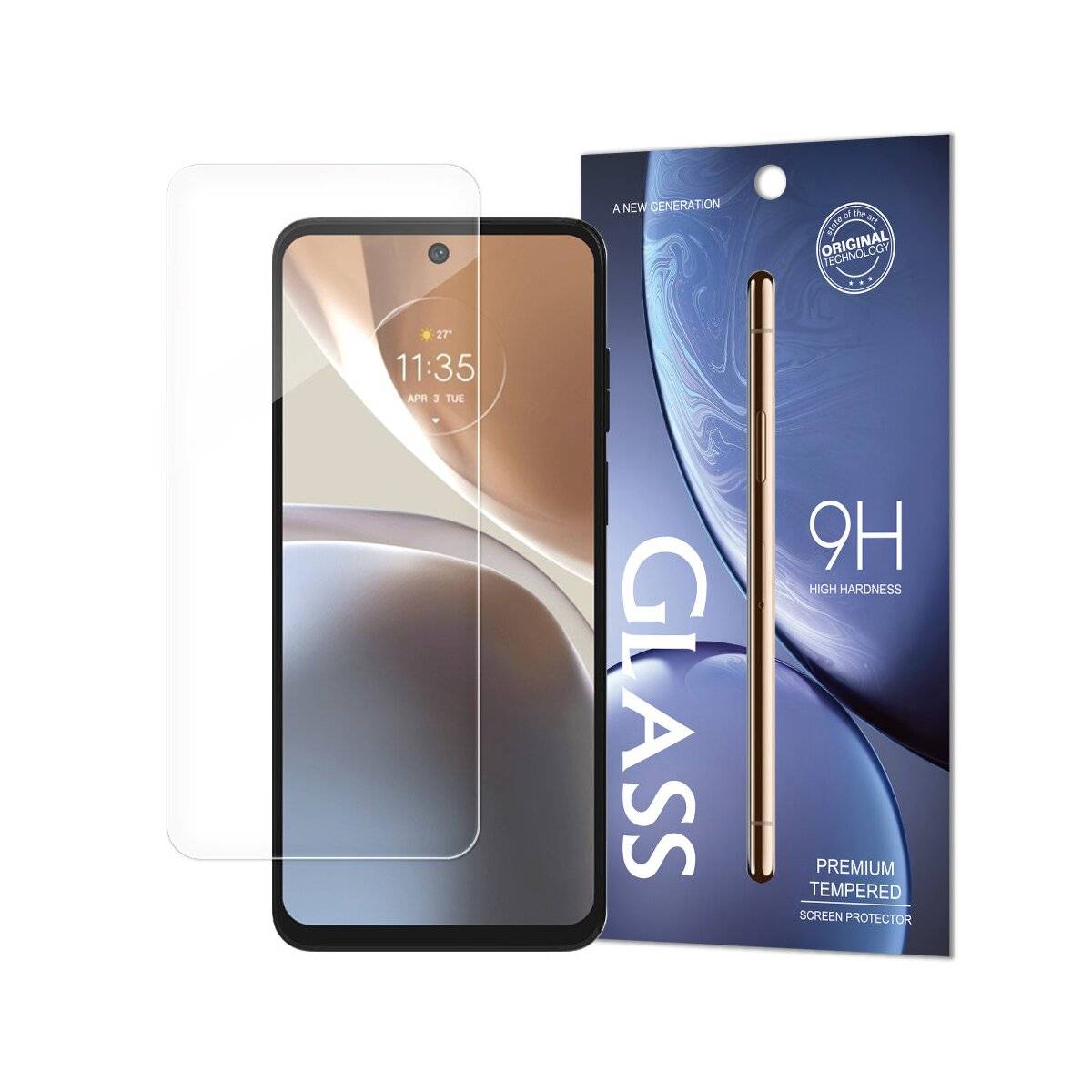 2x Schutzglas 9H für MOTOROLA MOTO G55 Displayschutzfolie Schutzfolie Glas