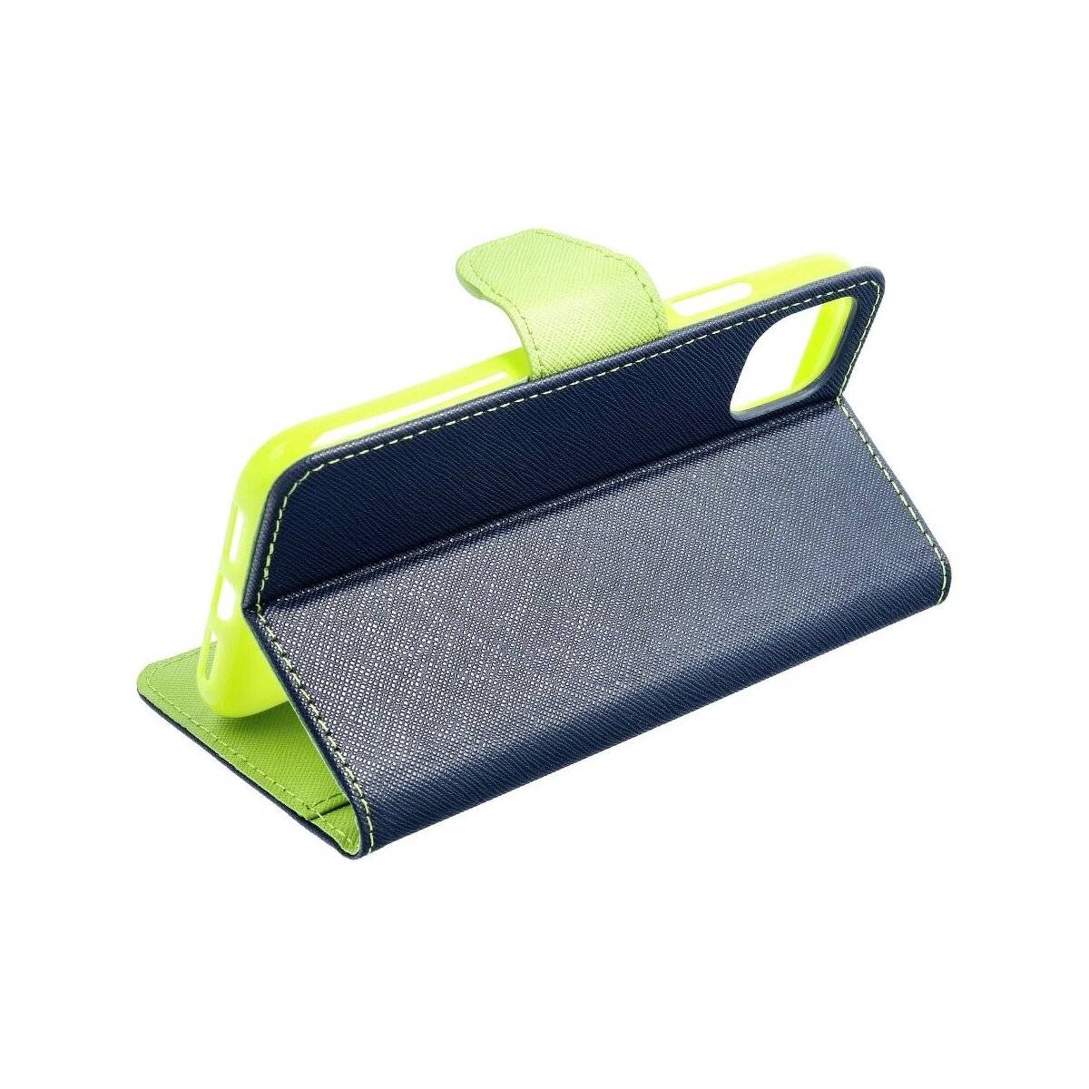 Fancy Hülle kompatibel mit SAMSUNG GALAXY A36 5G Handy Hülle Brieftasche mit Standfunktion, Kartenfach Blau-Grün