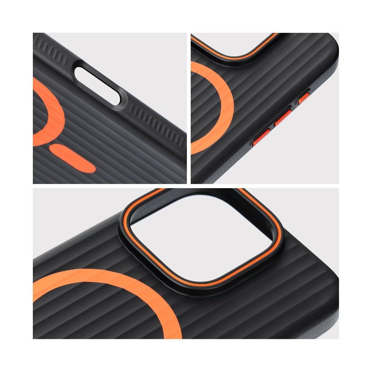 Hülle Simply kompatibel mit MagSafe iPhone 15 Pro Titanschwarz