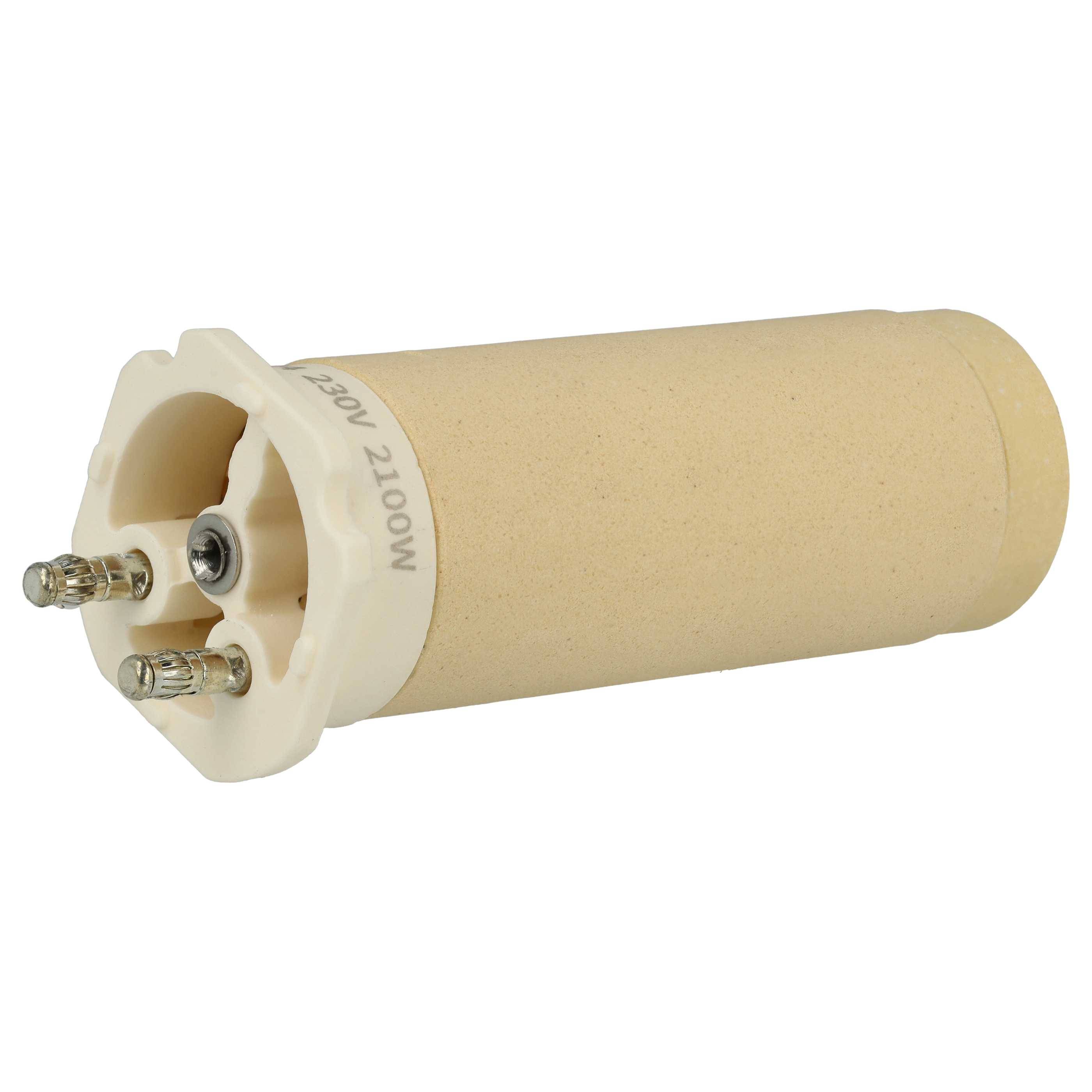 vhbw Heizelement kompatibel mit Leister UNIFLOOR E, TWINNY T Heißluftschweißpistole - 2100 W, Keramik Heizkern, 3,2 x 9,2 cm