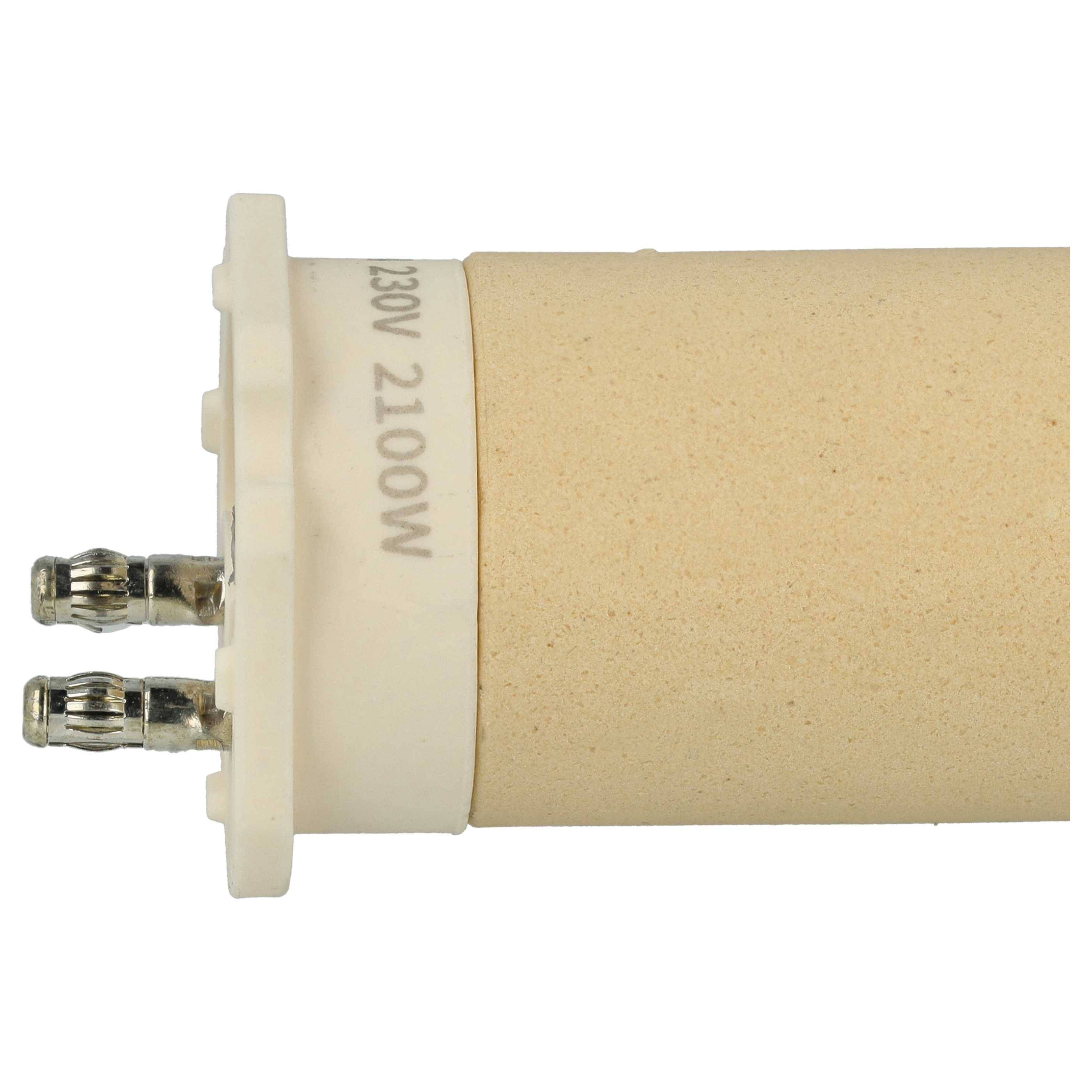 vhbw Heizelement kompatibel mit Leister UNIFLOOR E, TWINNY T Heißluftschweißpistole - 2100 W, Keramik Heizkern, 3,2 x 9,2 cm