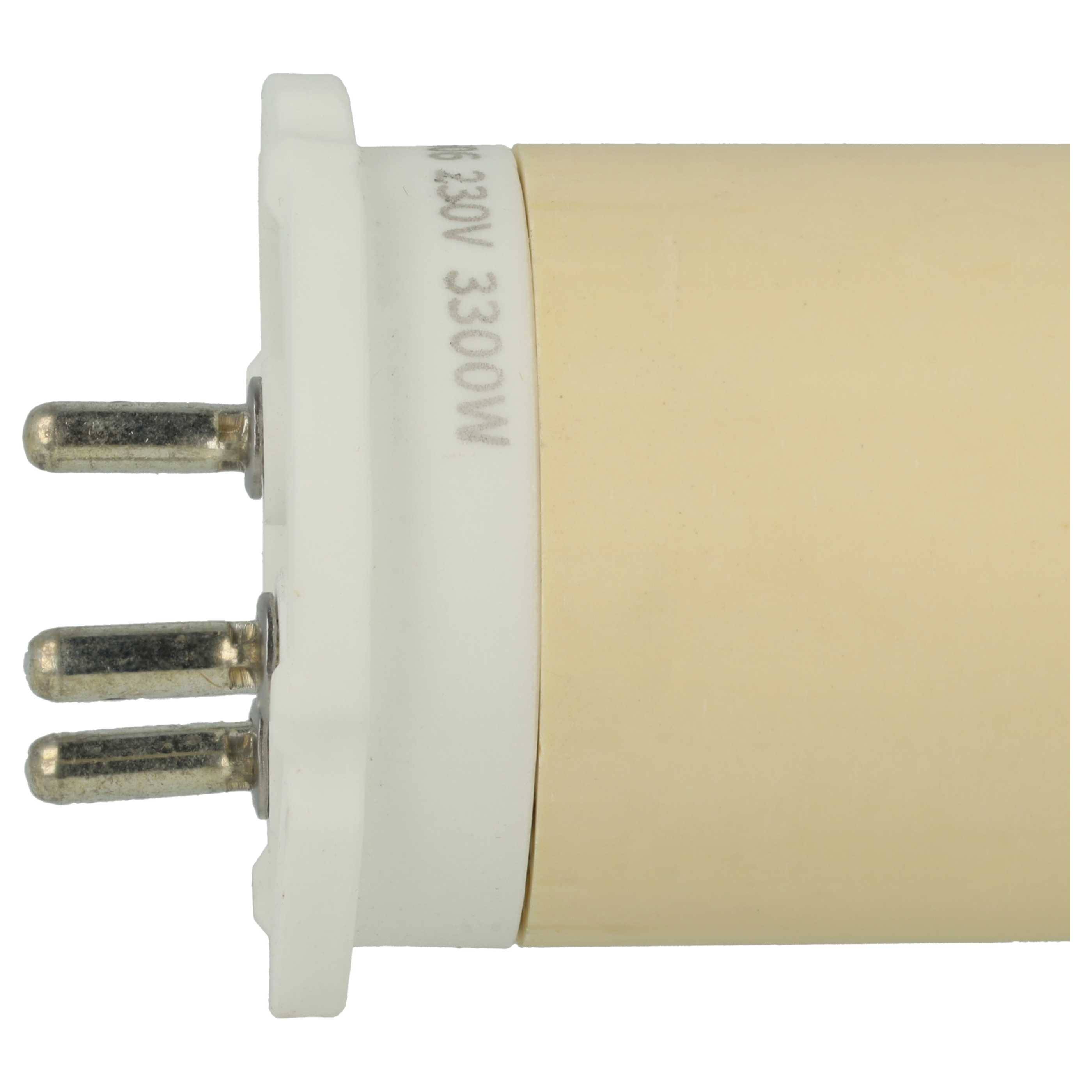 vhbw Heizelement kompatibel mit Leister ELECTRON ST Heißluftschweißpistole - 3300 W, Keramik Heizkern, 4,4 x 9,2 cm