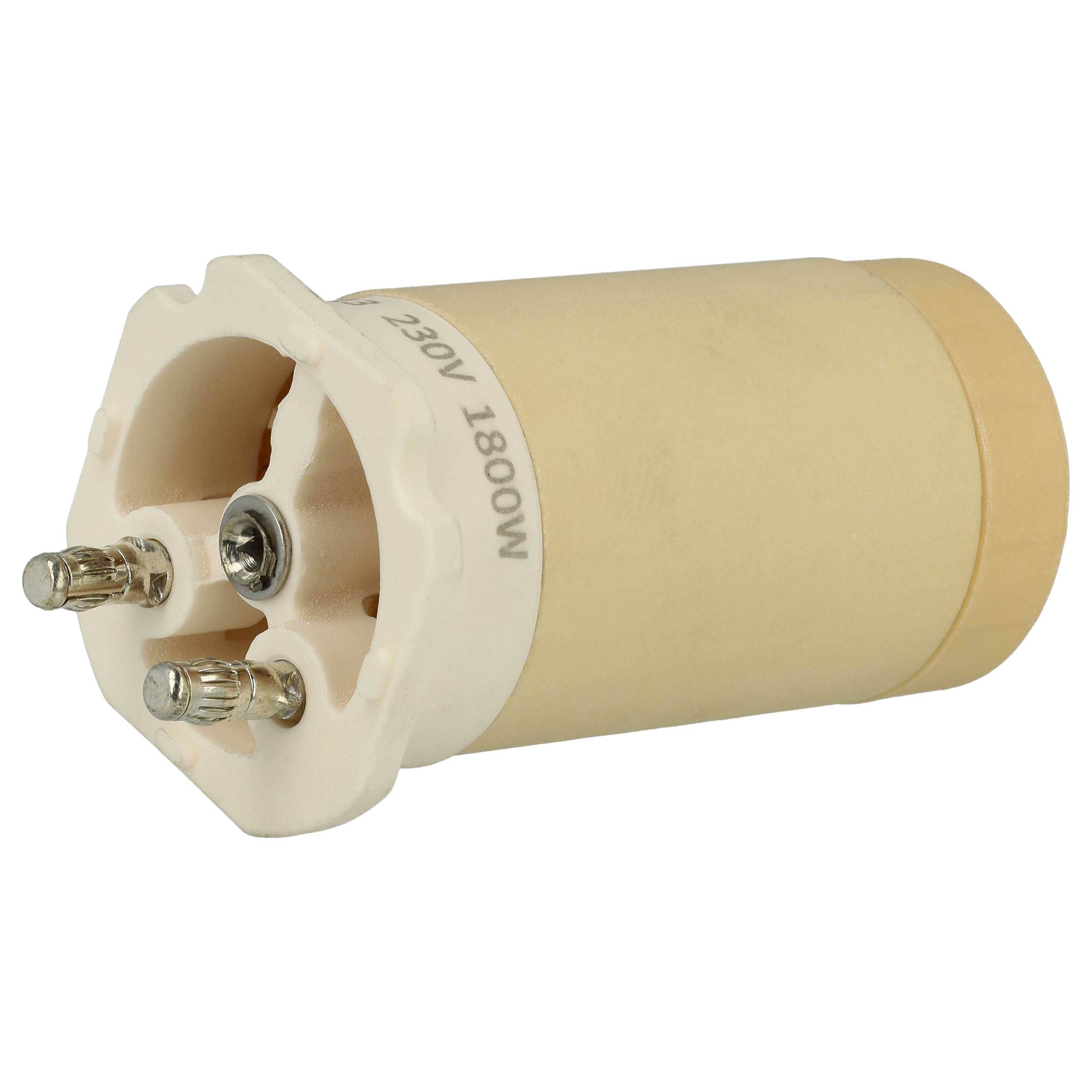 vhbw Heizelement Ersatz für Leister 115.513 für Heißluftschweißpistole - 1800 W, Keramik Heizkern, 3,15 x 6,3 cm