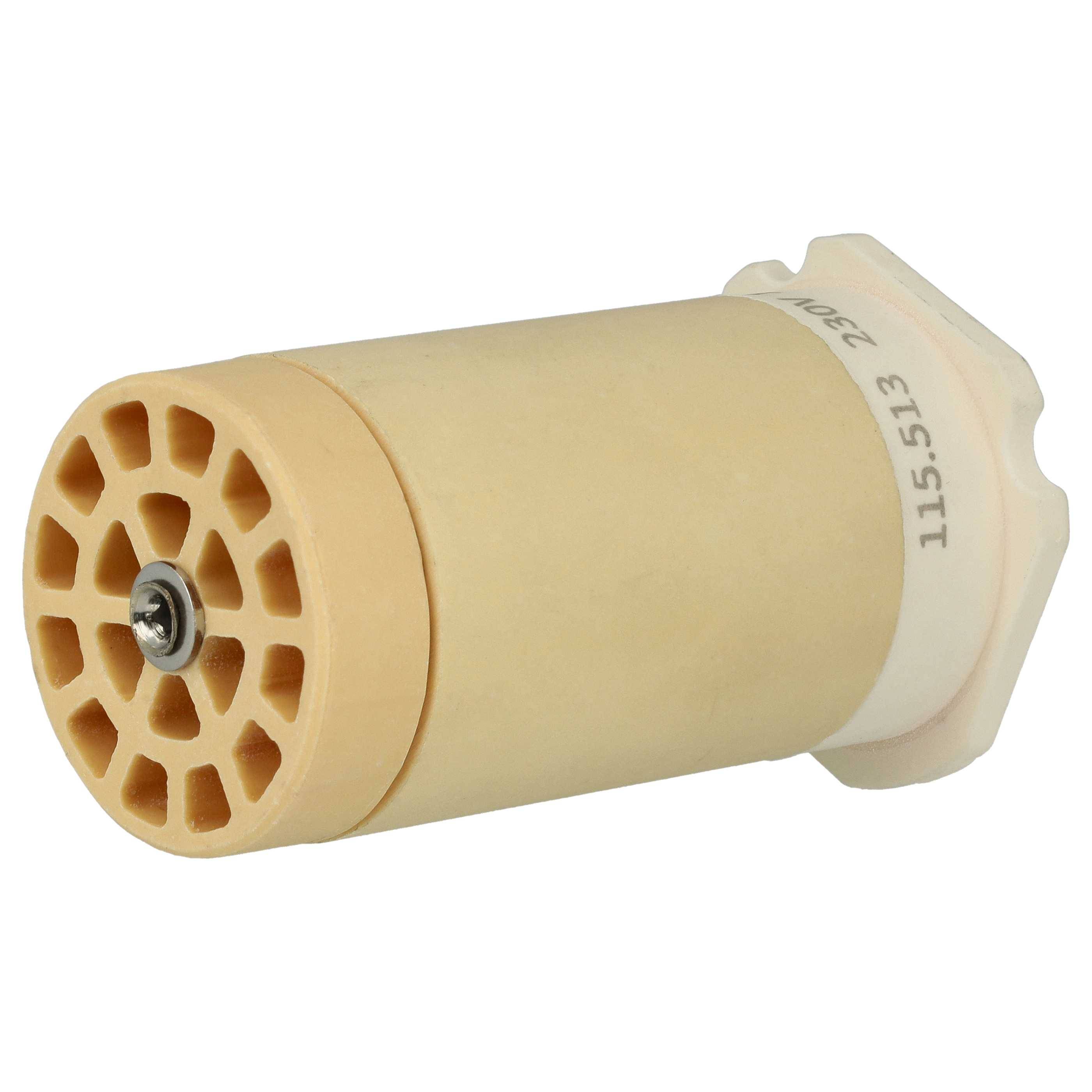 vhbw 2x Heizelement Ersatz für Leister 115.513 für Heißluftschweißpistole - 1800 W, Keramik Heizkern, 3,15 x 6,3 cm