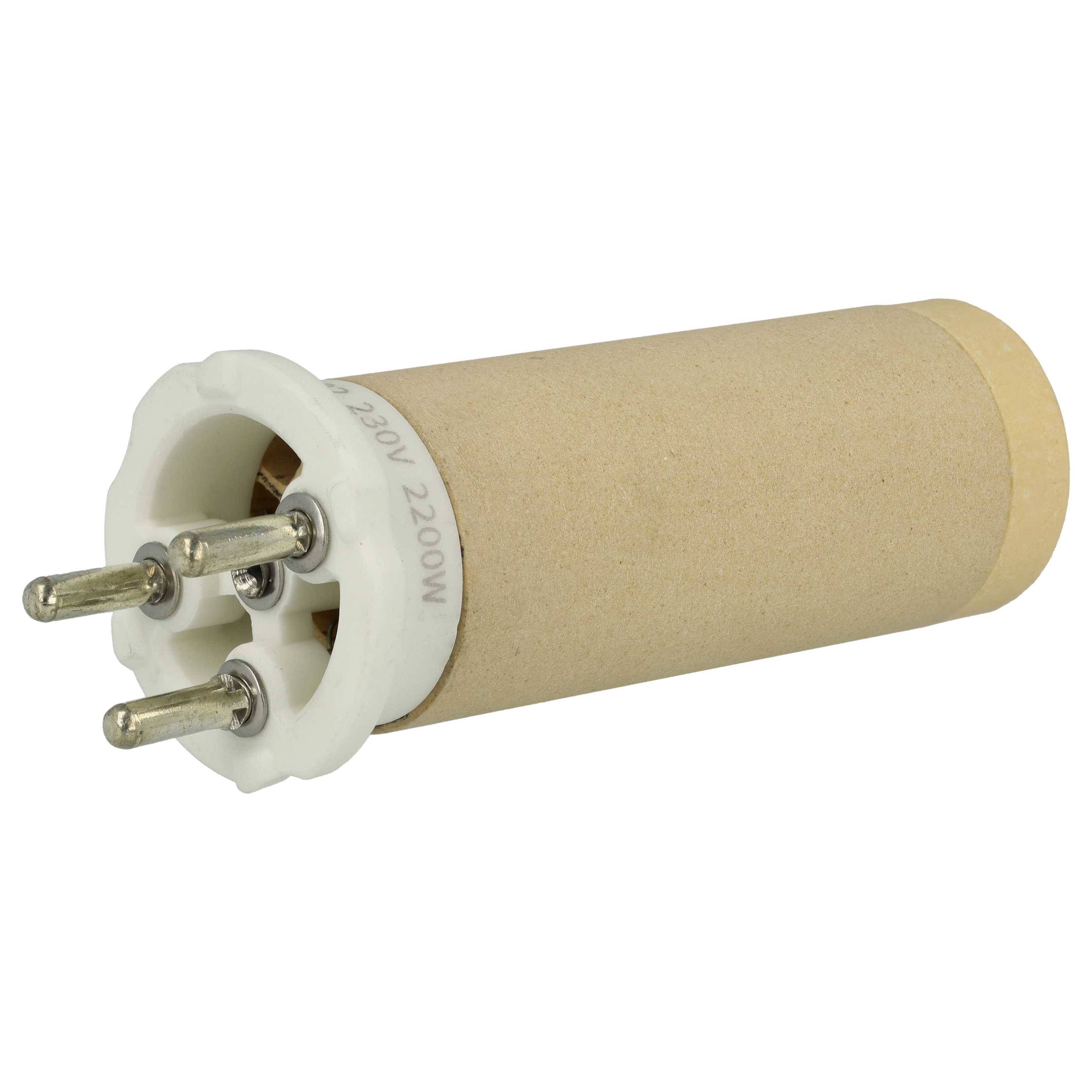 vhbw Heizelement kompatibel mit Leister MISTRAL UNIFLOOR 500 Heißluftschweißpistole - 2200 W, Keramik Heizkern, 3,15 x 9,1 cm