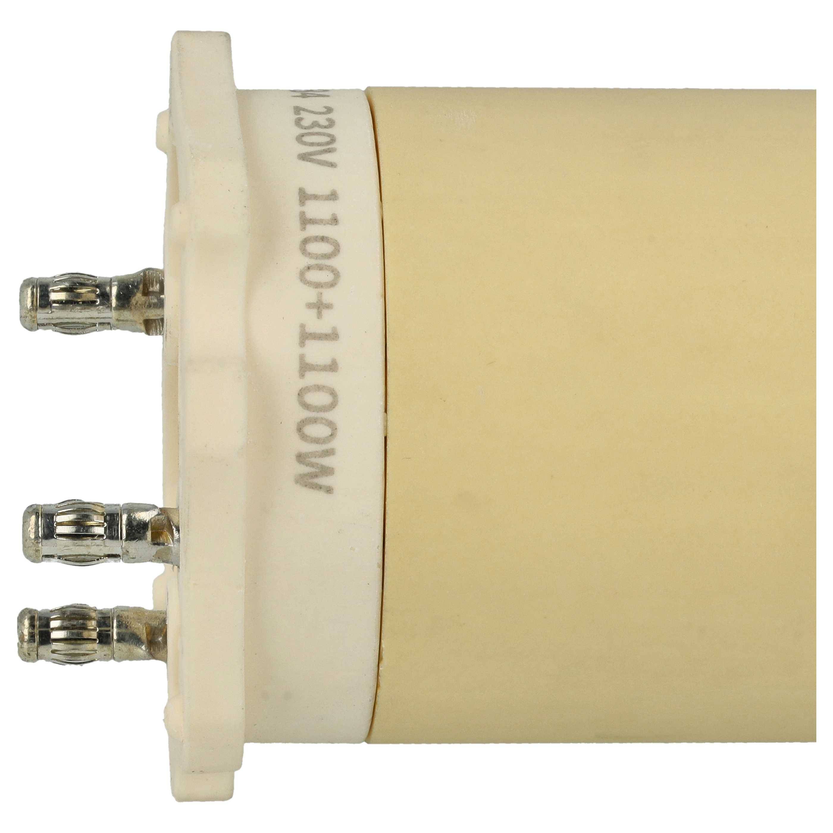 vhbw Heizelement kompatibel mit Leister WELDPLAST S4, S2 TPO Heißluftschweißpistole - 2200 W, Keramik Heizkern, 4,45 x 8,6 cm