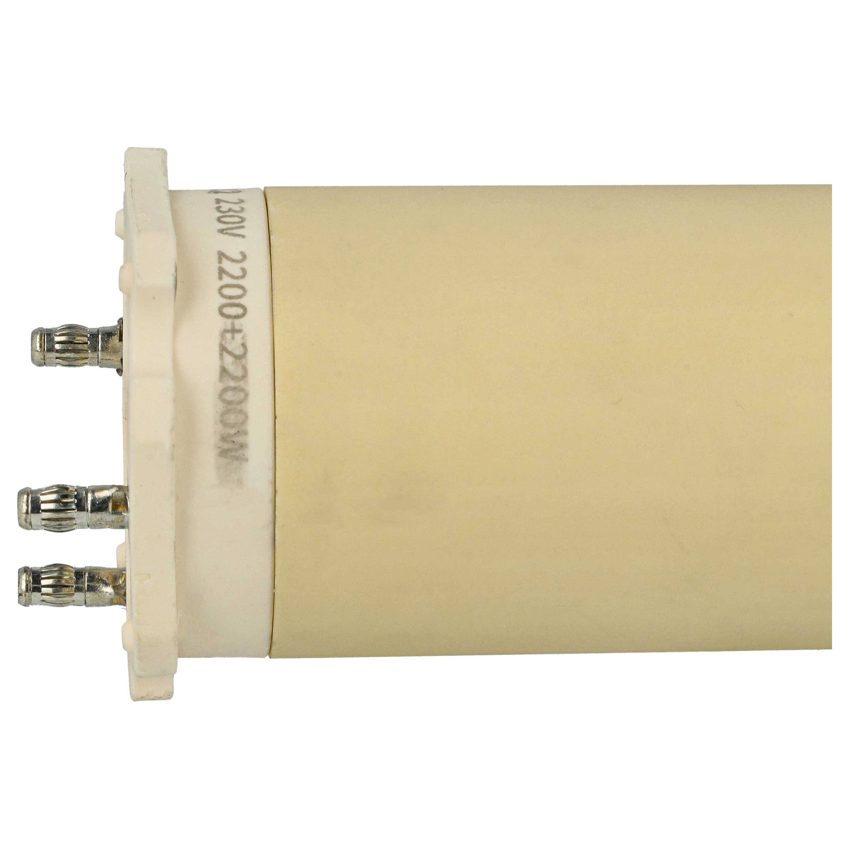 vhbw Heizelement kompatibel mit Leister Variant T1 Heißluftschweißpistole - 4400 W, Keramik Heizkern, 4,45 x 12,6 cm