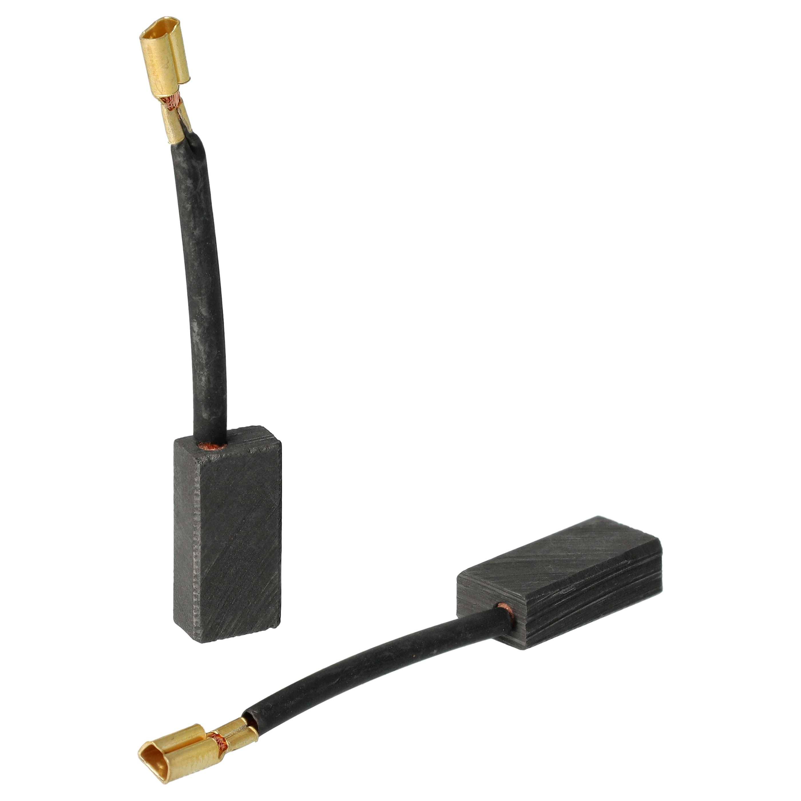 vhbw 2x Kohlebürste 5 x 8 x 16 mm kompatibel mit Fein BSS 2.0, BSS 1.6 C, FMT 250 QSL, FMT 250 Elektrowerkzeug, Multifunktionswerkzeug