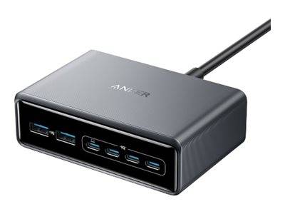 ANKER INNOVATIONS - Anker Prime - Netzteil - GaN - 200 Watt - 5 A - 6 Ausgabeanschlussstellen (4 x USB-C, 2 x USB)