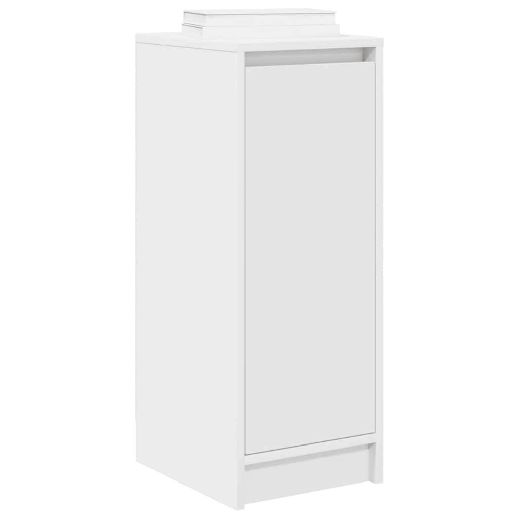 vidaXL Schuhschrank Weiß 29,5x34x76 cm Holzwerkstoff