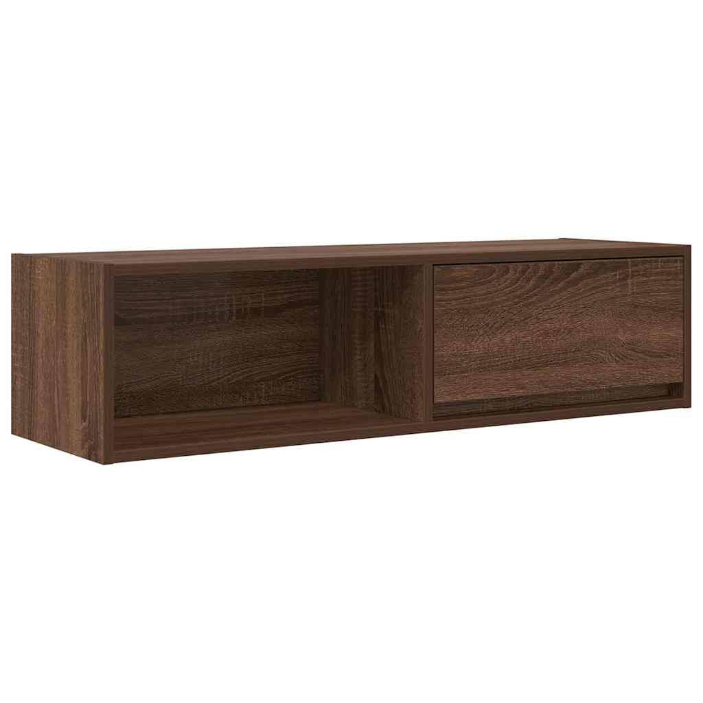 vidaXL TV-Schrank Braun Eichen-Optik 100x31x25,5 cm Holzwerkstoff
