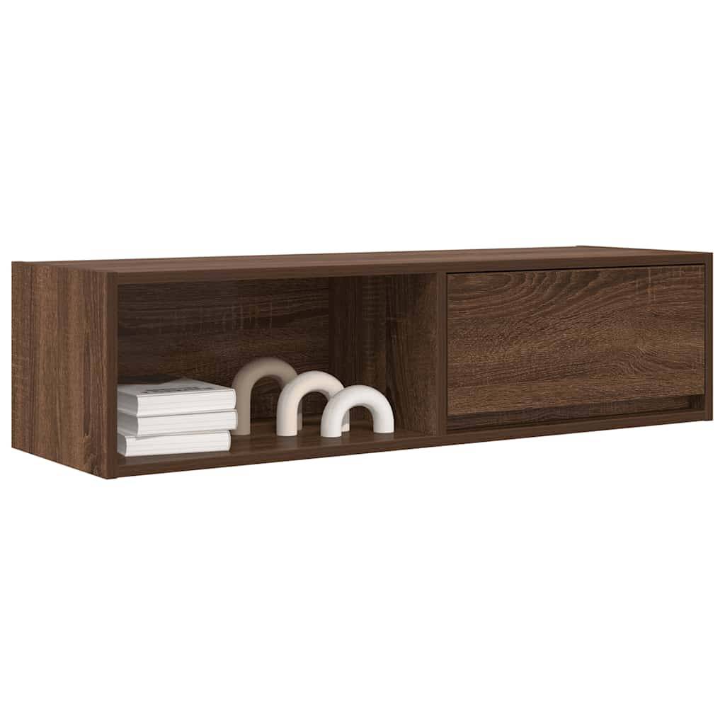 vidaXL TV-Schrank Braun Eichen-Optik 100x31x25,5 cm Holzwerkstoff