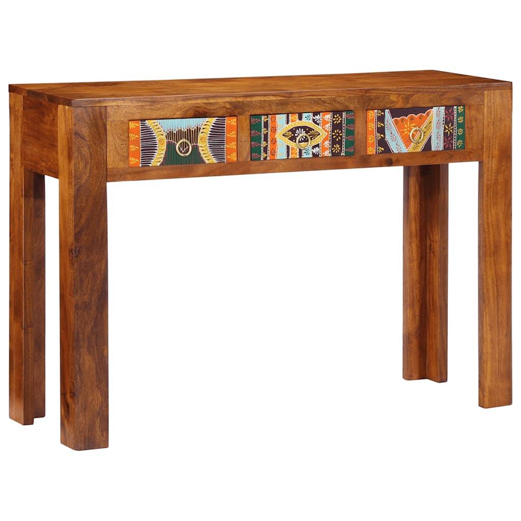 vidaXL Konsolentisch 110x35x75 cm Massivholz Akazie