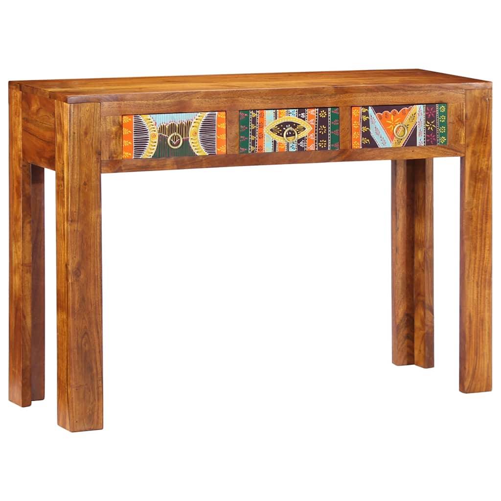 vidaXL Konsolentisch 110x35x75 cm Massivholz Akazie