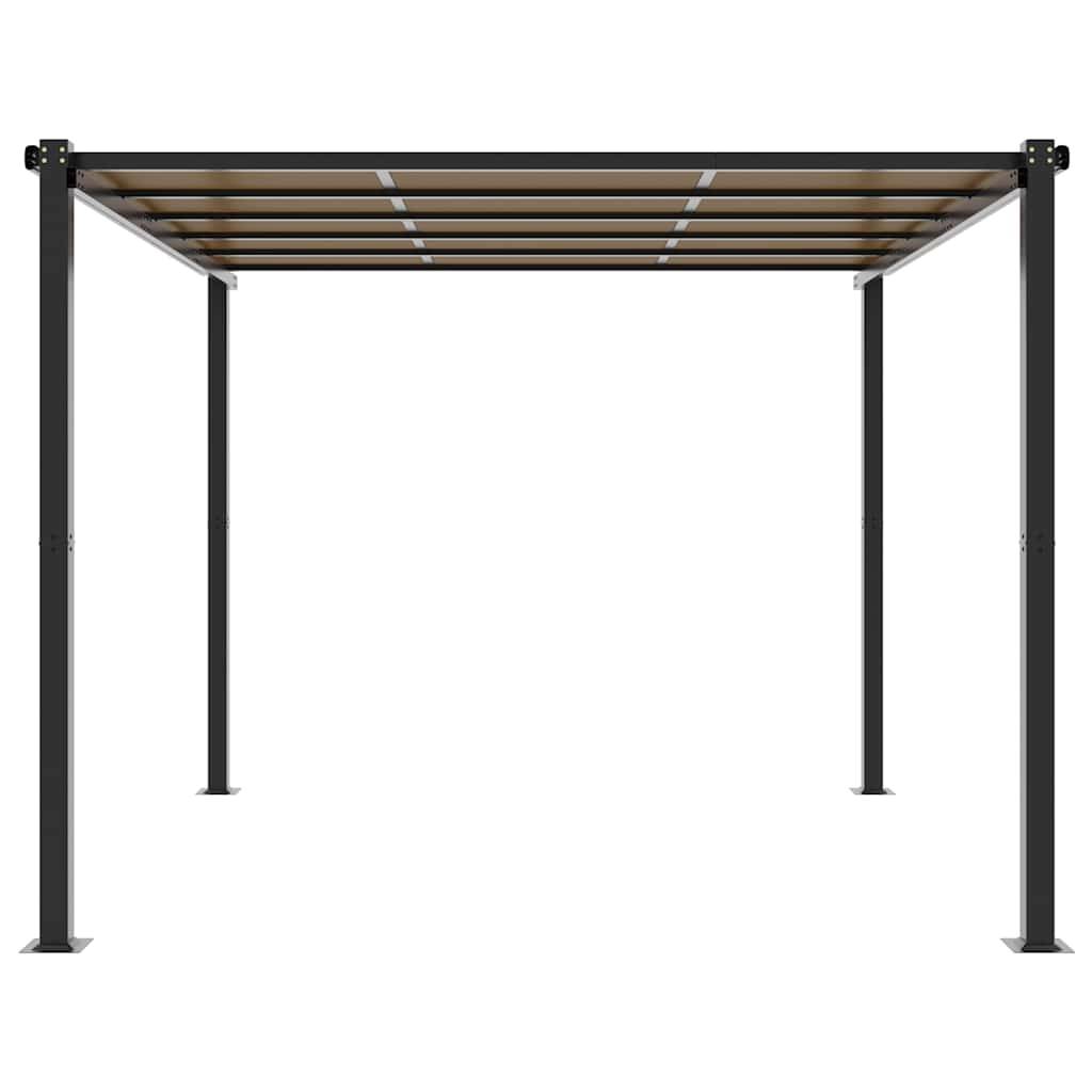 vidaXL Gartenpavillon Anthrazit 3x3 m Aluminium