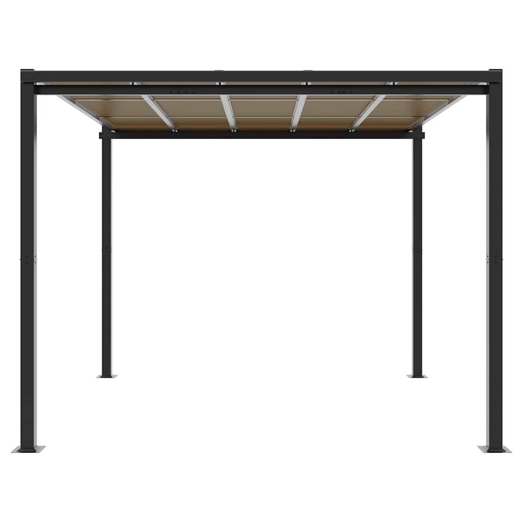 vidaXL Gartenpavillon Anthrazit 3x3 m Aluminium