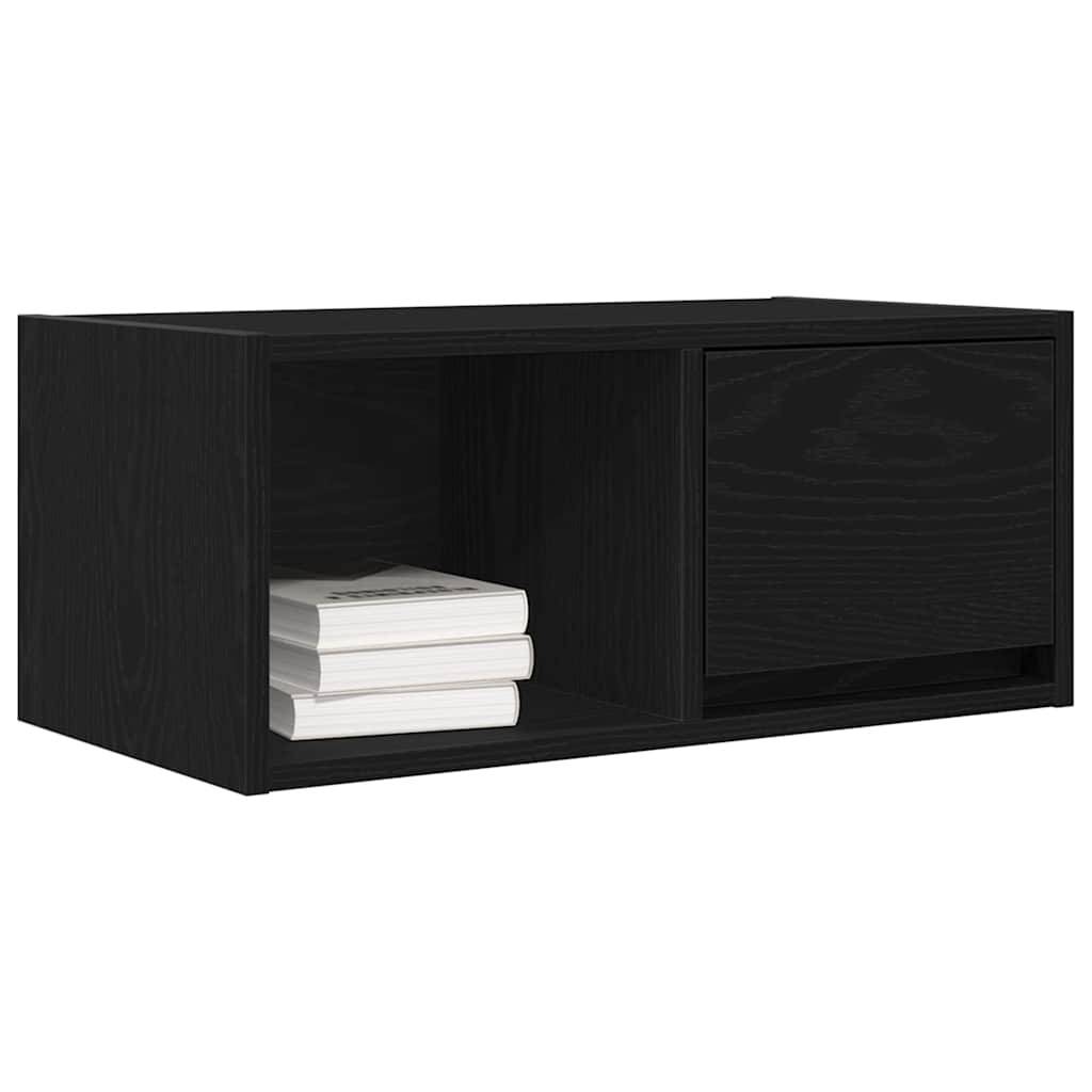 vidaXL TV-Schränke 2 Stk. Schwarz Eichen-Optik 60x31x25,5 cm