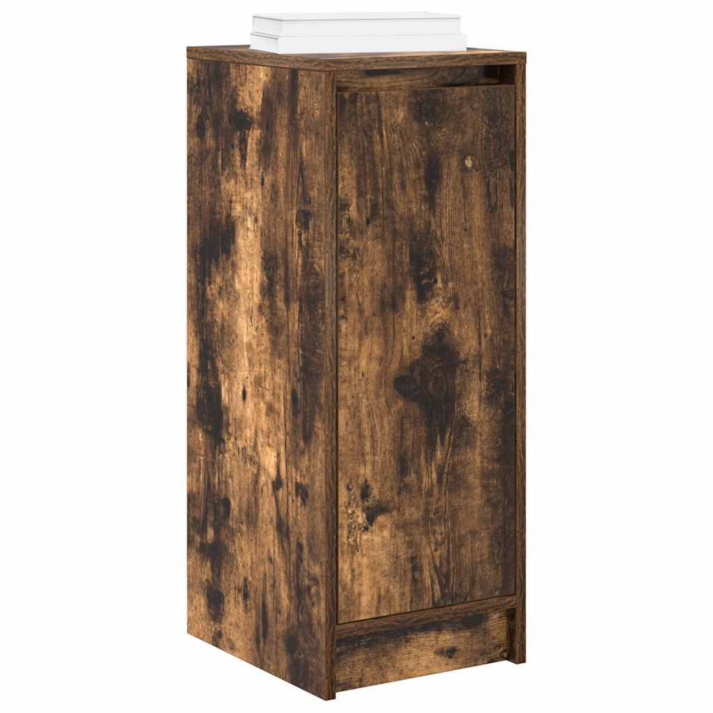 vidaXL Schuhschrank Räuchereiche 29,5x34x76 cm Holzwerkstoff