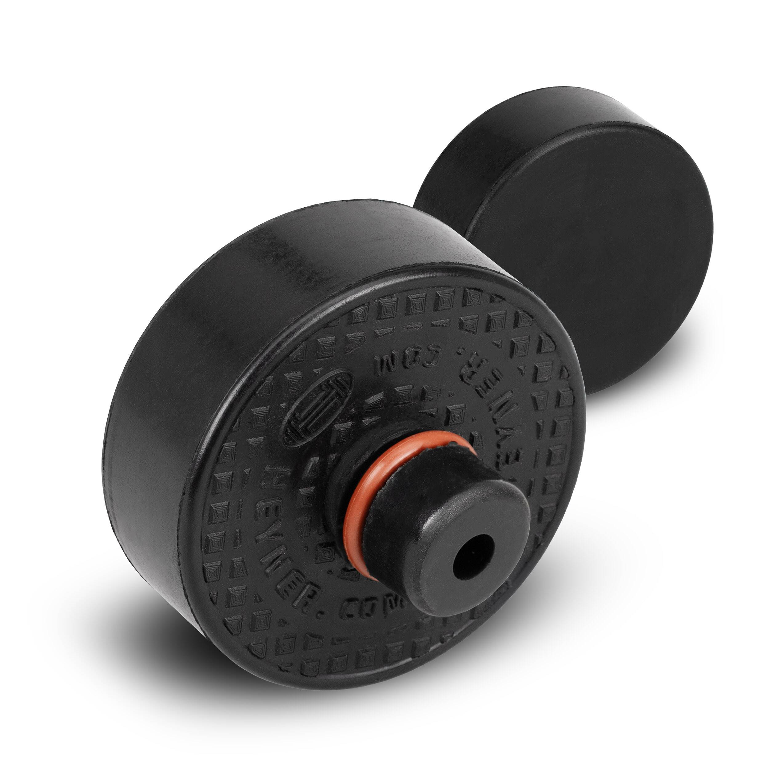 HEYNER® Gummiauflage für Wagenheber passend für TESLA 3 S Y X Rangierwagenheber Gummipuffer flach Gummi Zubehör Auflage